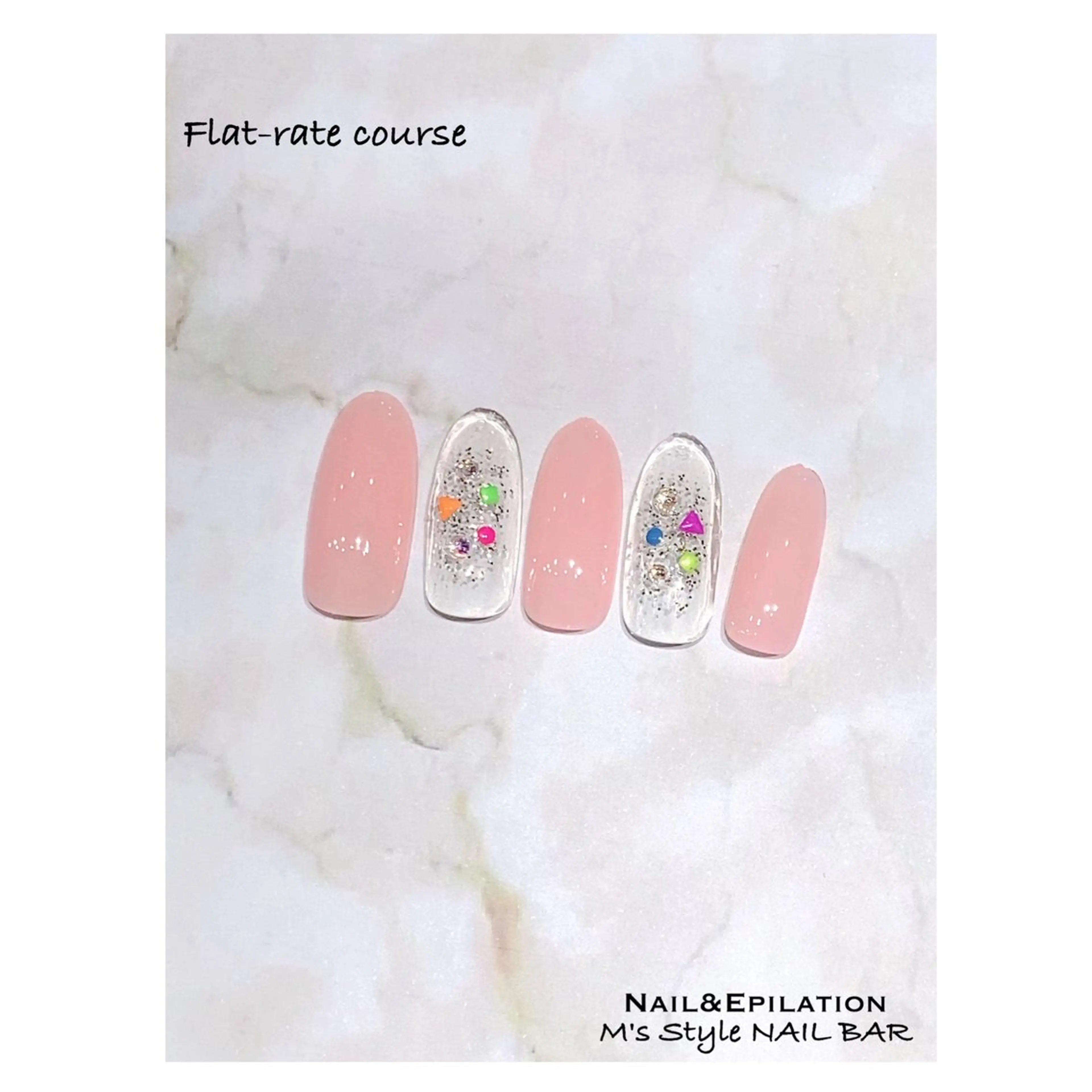 ネイル 成人式 フットネイル フレンチネイル ジェルネイル 韓国ネイル ハンドネイル M's Style NAIL BARのエステ・リラクイメージ