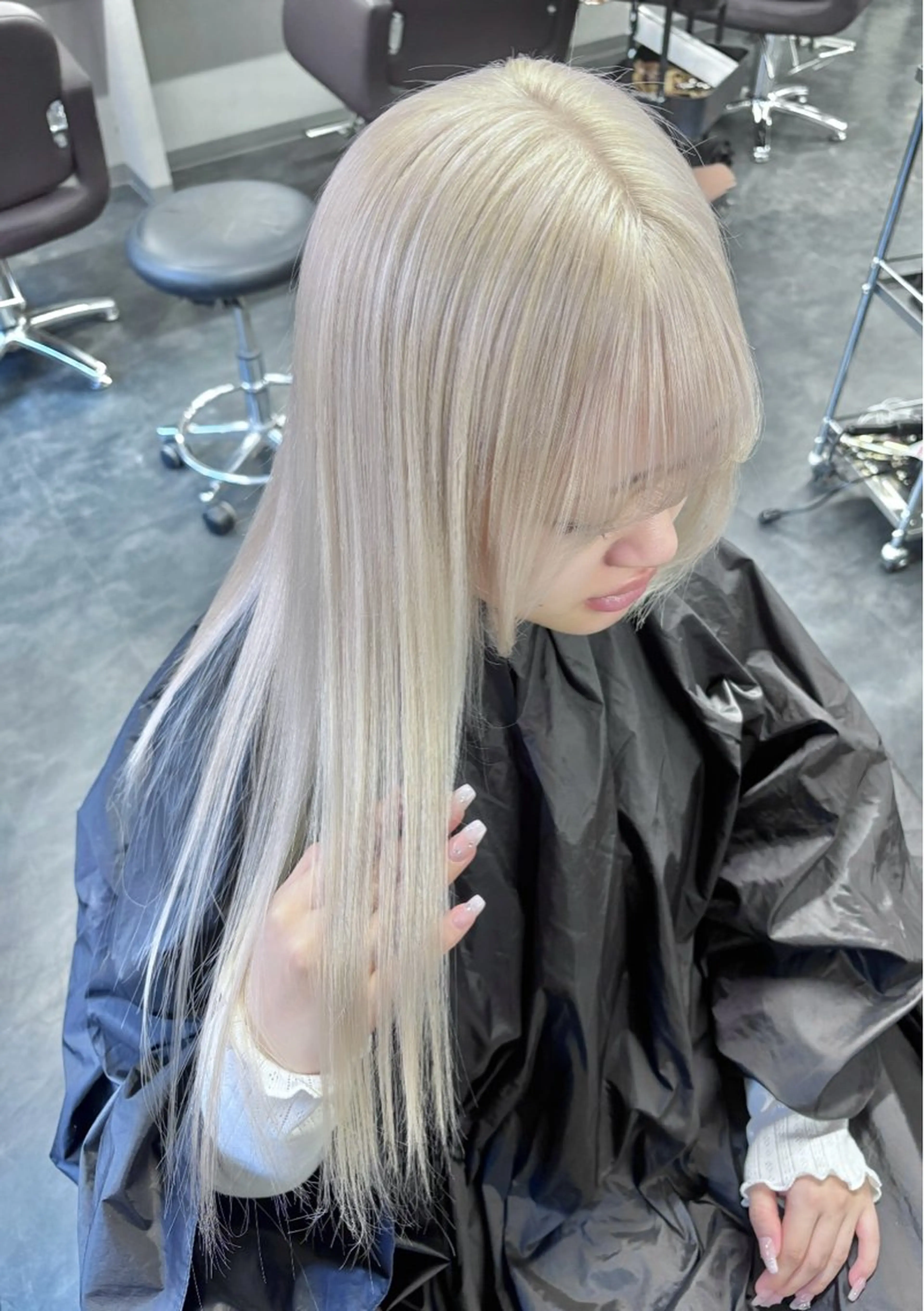 ロング カラー Selenehair 三条本店のヘアスタイル