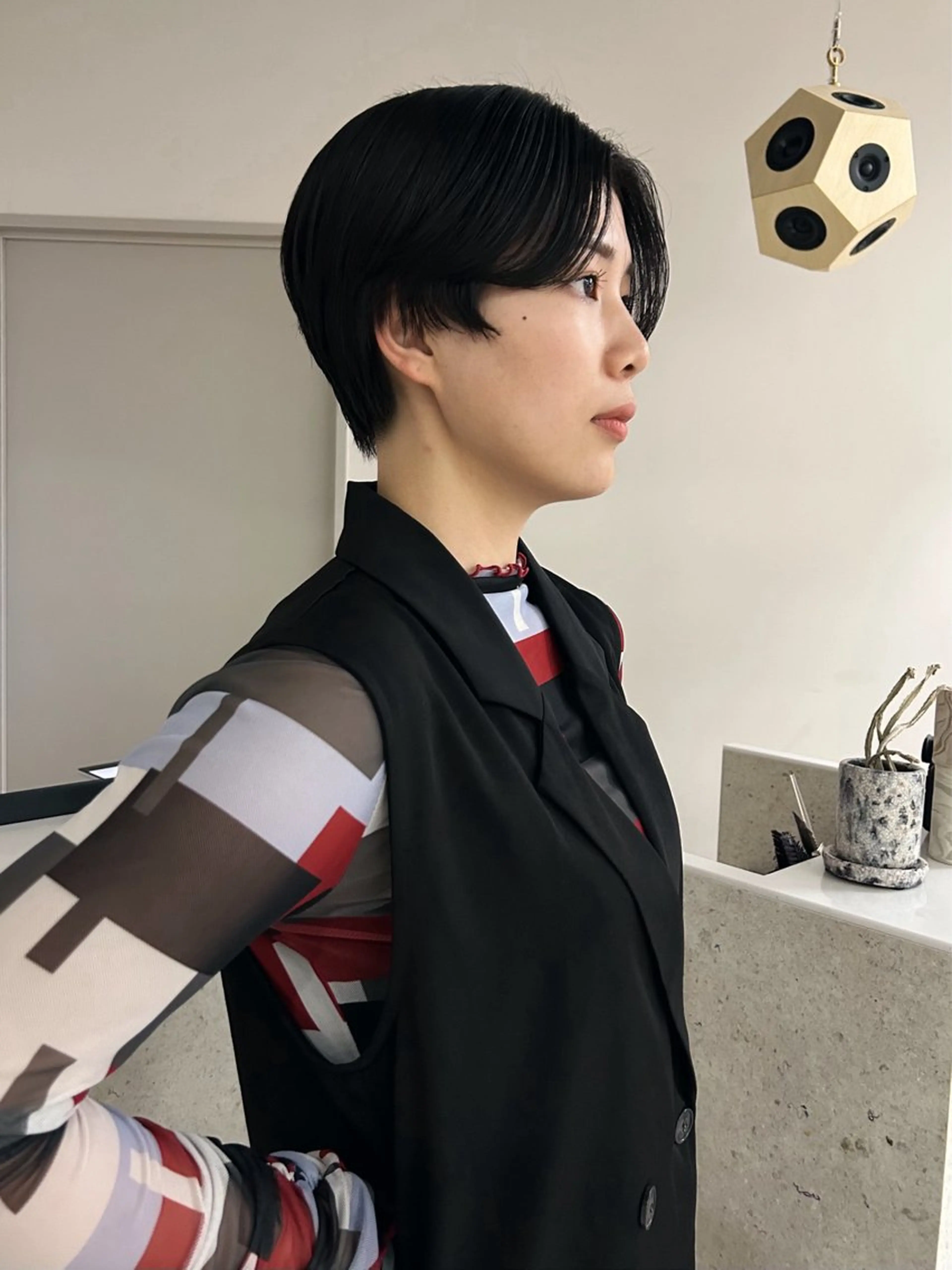 ショート aika/パーマ/ ショート/伏見のヘアスタイル