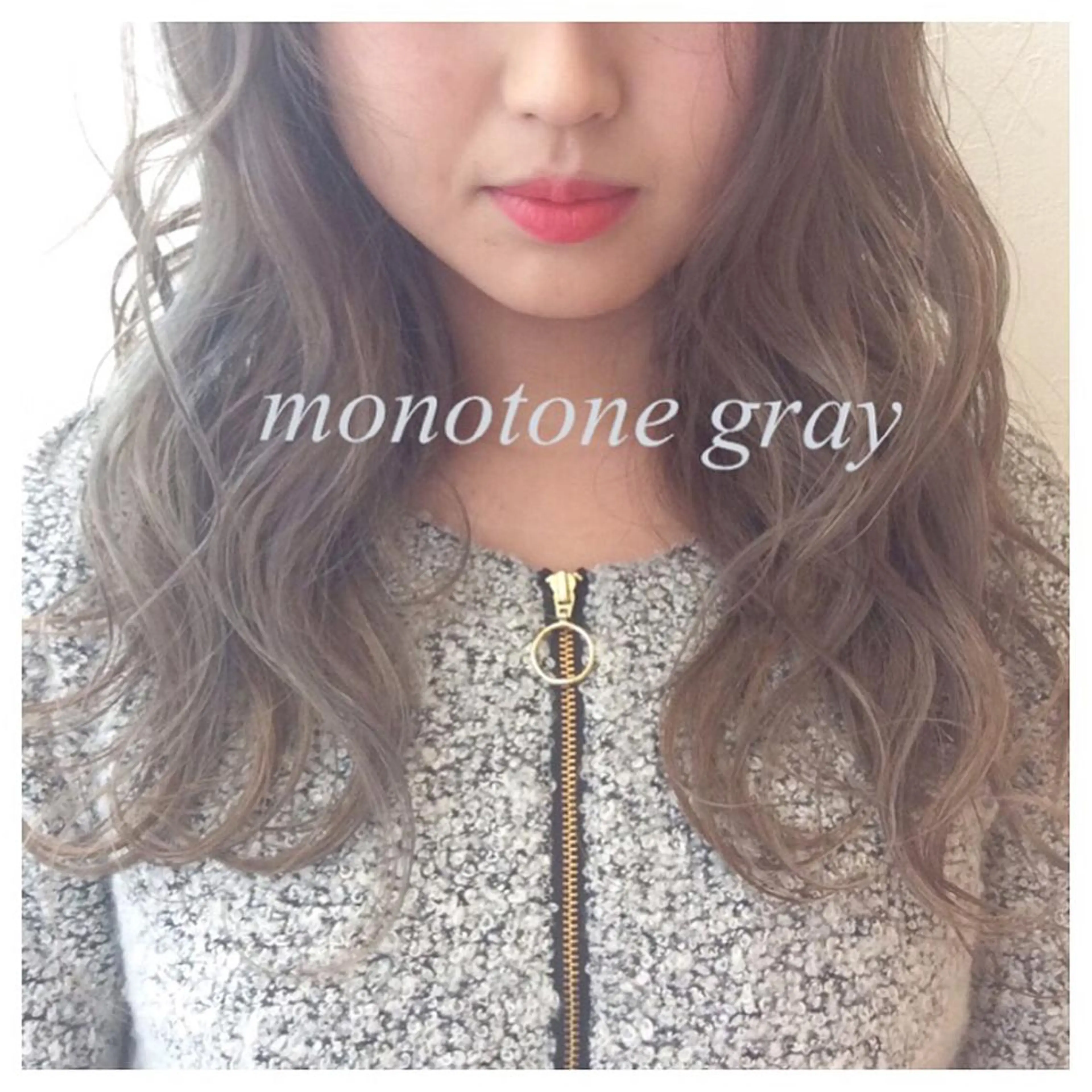 セミロング ロング TOMOYAレイヤー ブリーチ縮毛矯正のヘアスタイル