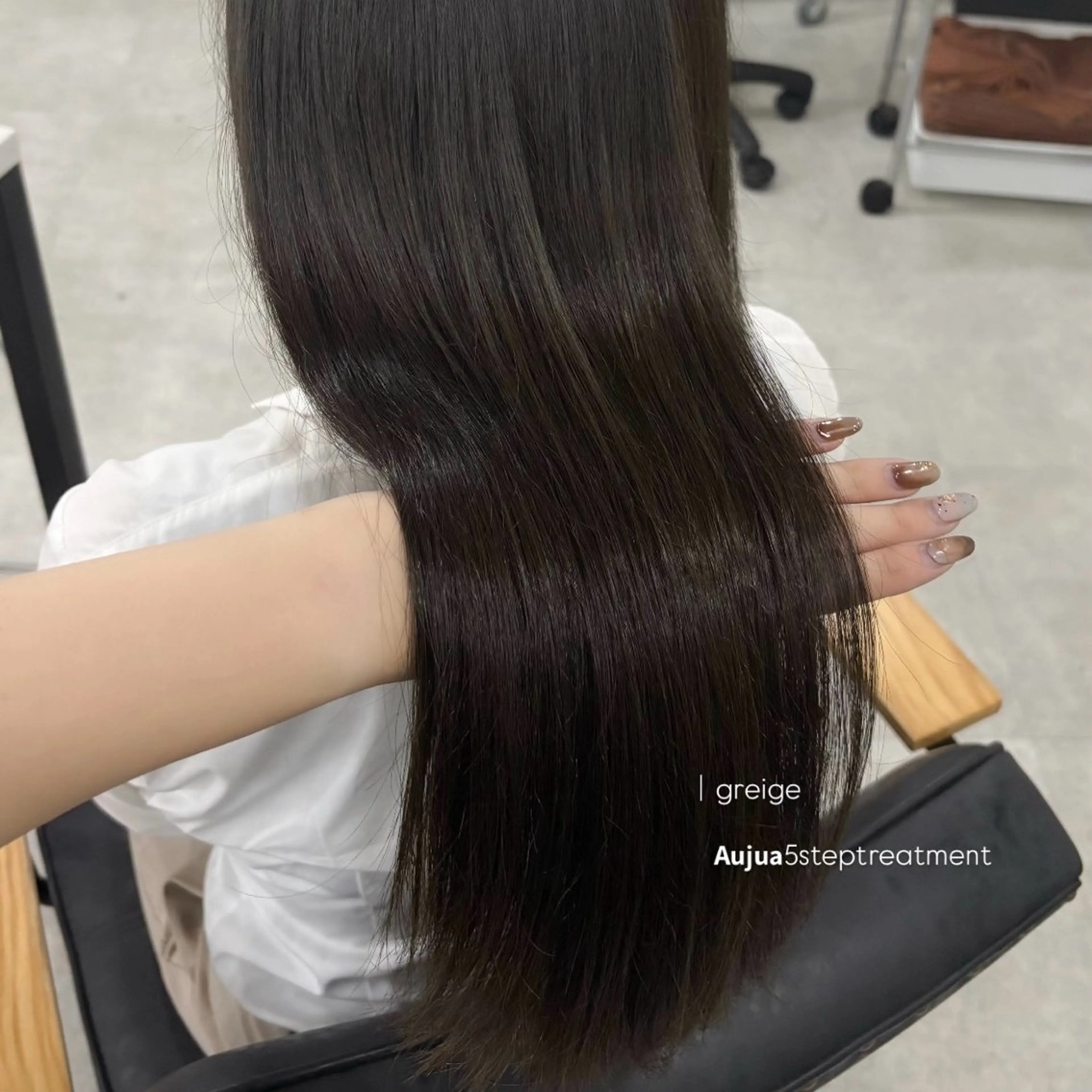 🌿内部補修🌿透明感カラー➕BYKARTE treatment口コミ特典で超音波アイロン付き︎💕︎の写真