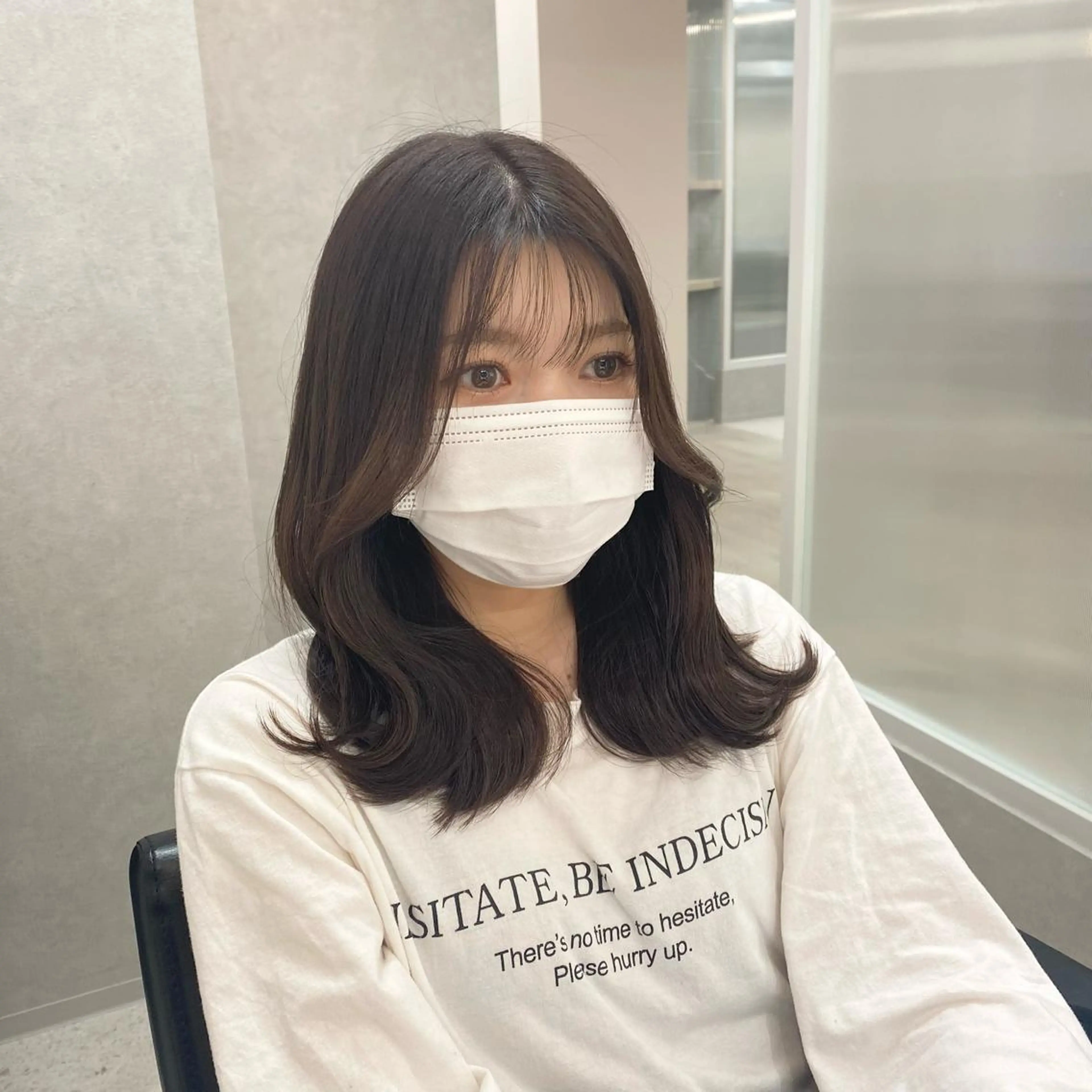 ミディアム カラー 髪質改善 ヒデのヘアスタイル