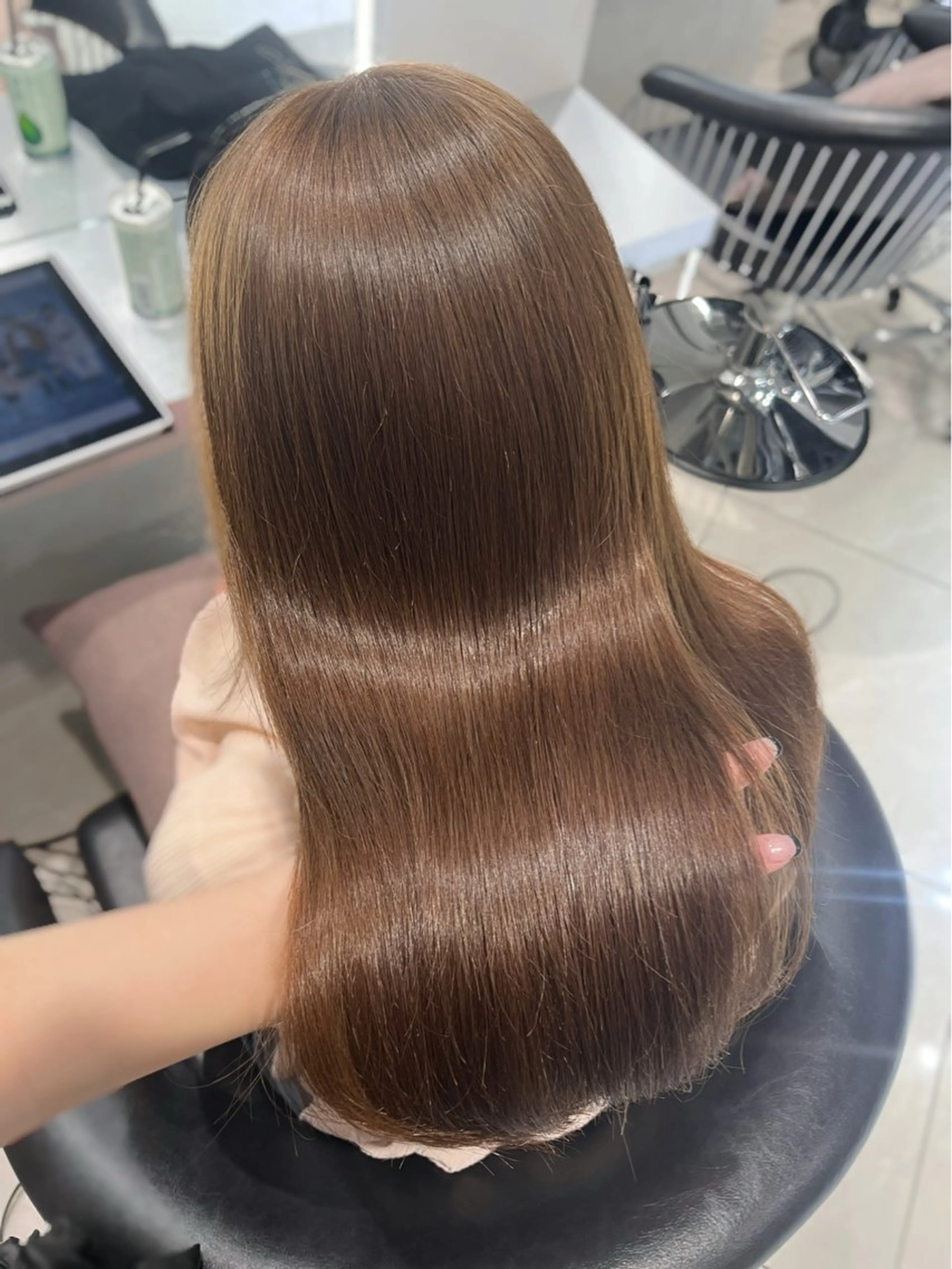 ロング カット ヘアカラー トリートメント 韓国レイヤー×モテ髪 /MITSUKI🤍のヘアスタイル