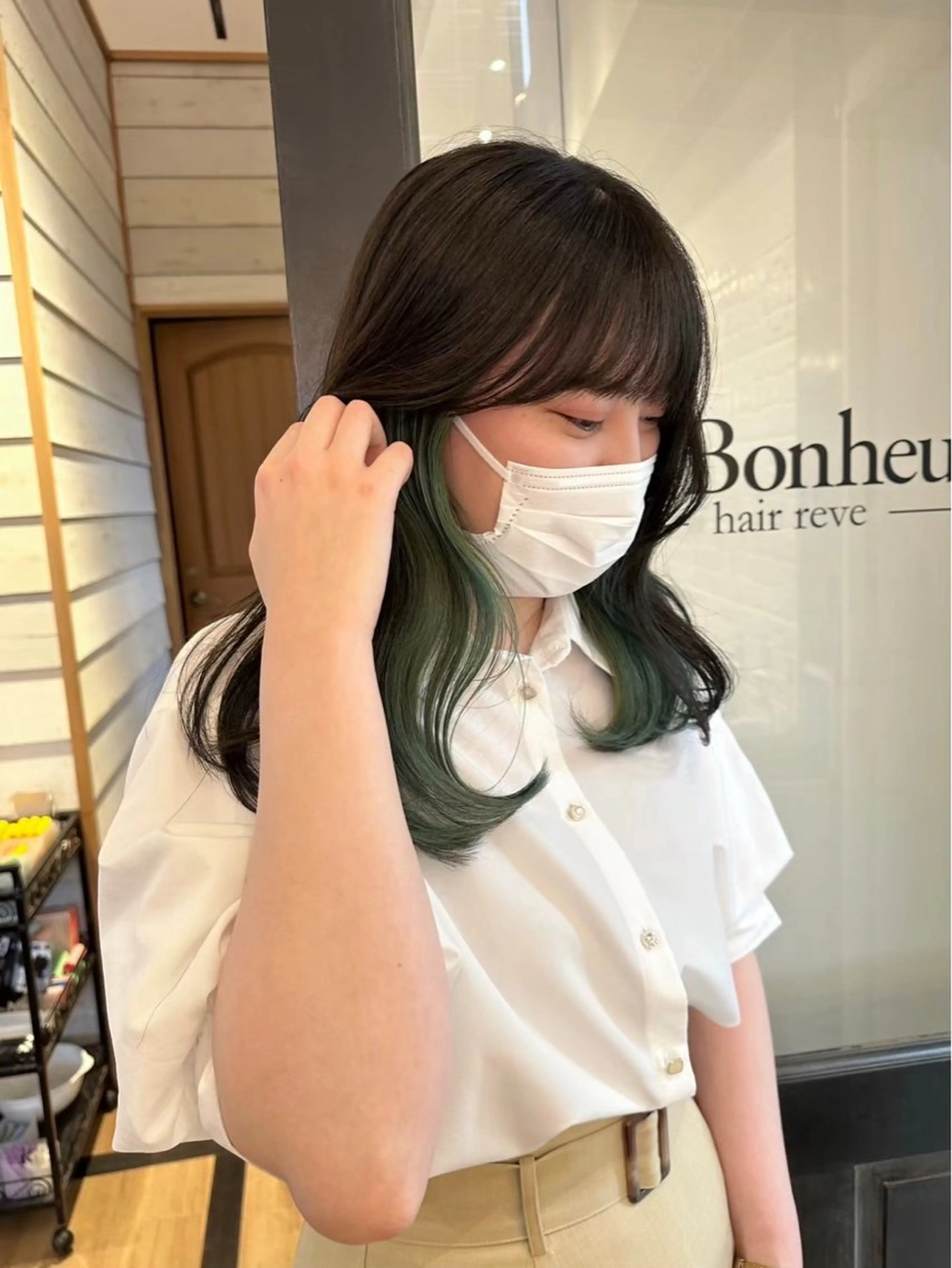 ブリーチ＋インナーカラーの写真