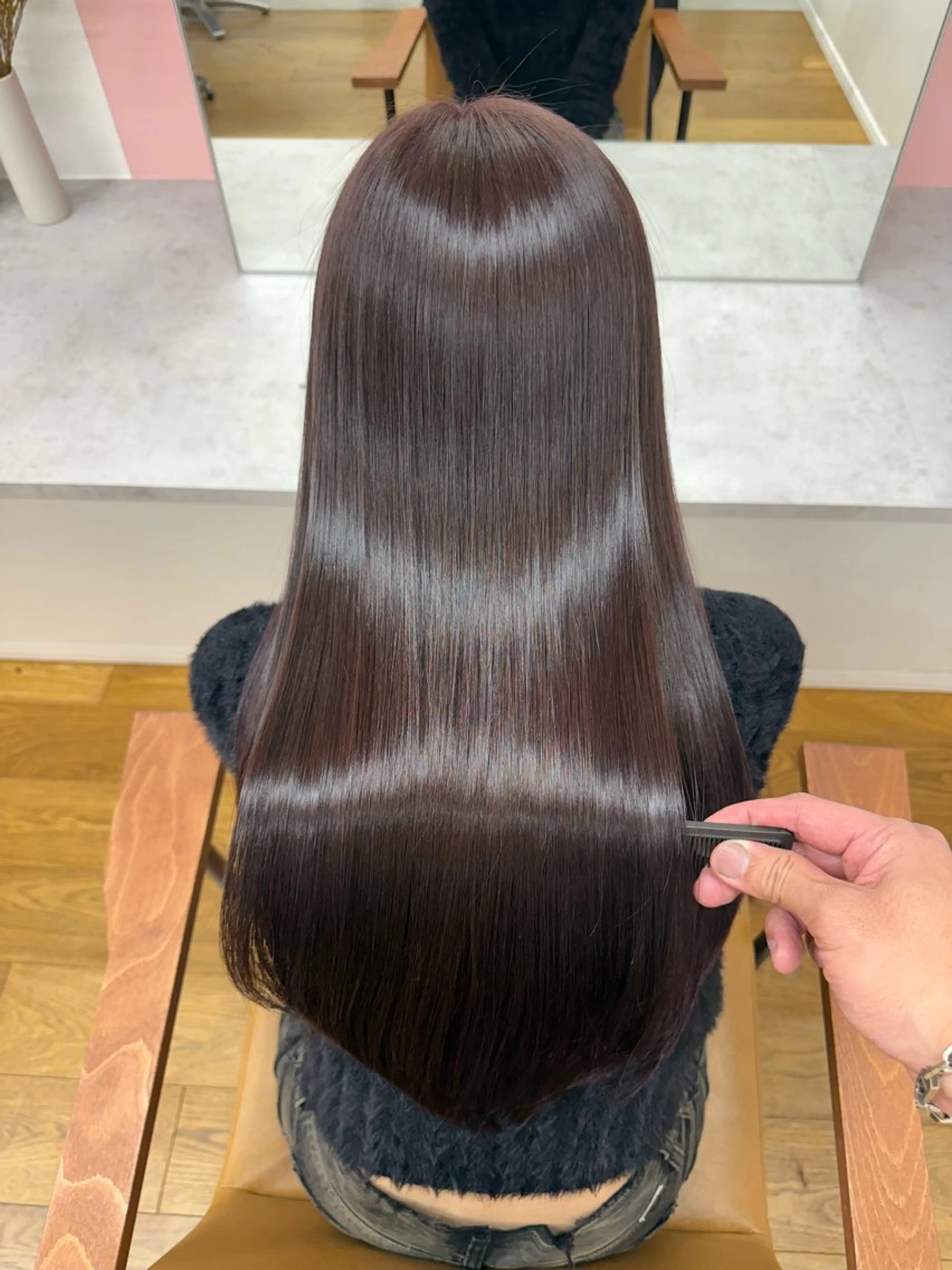 ロング カラー 吉田 裕太朗のヘアスタイル