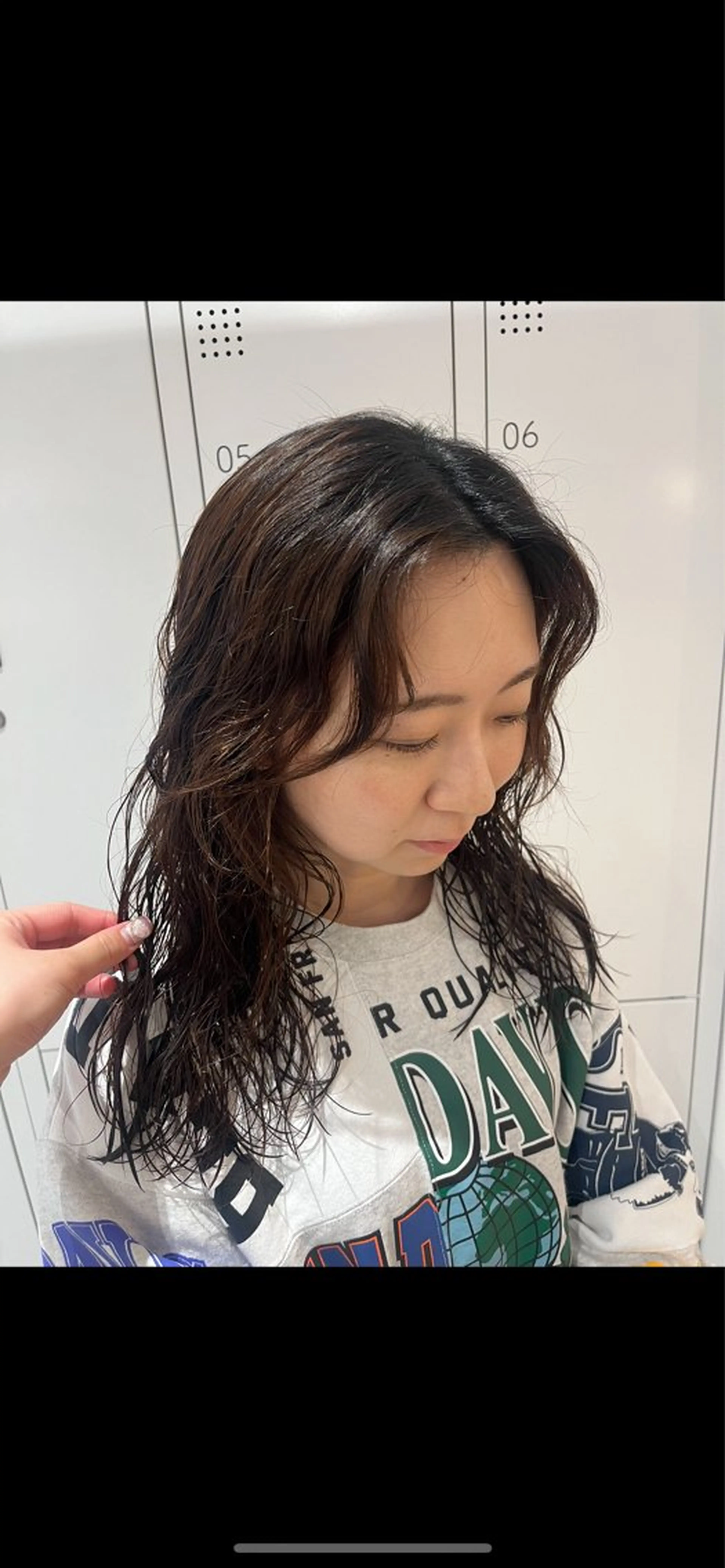 少し癖のあるヘアスタイルを！🧸パーマ＋カットの写真