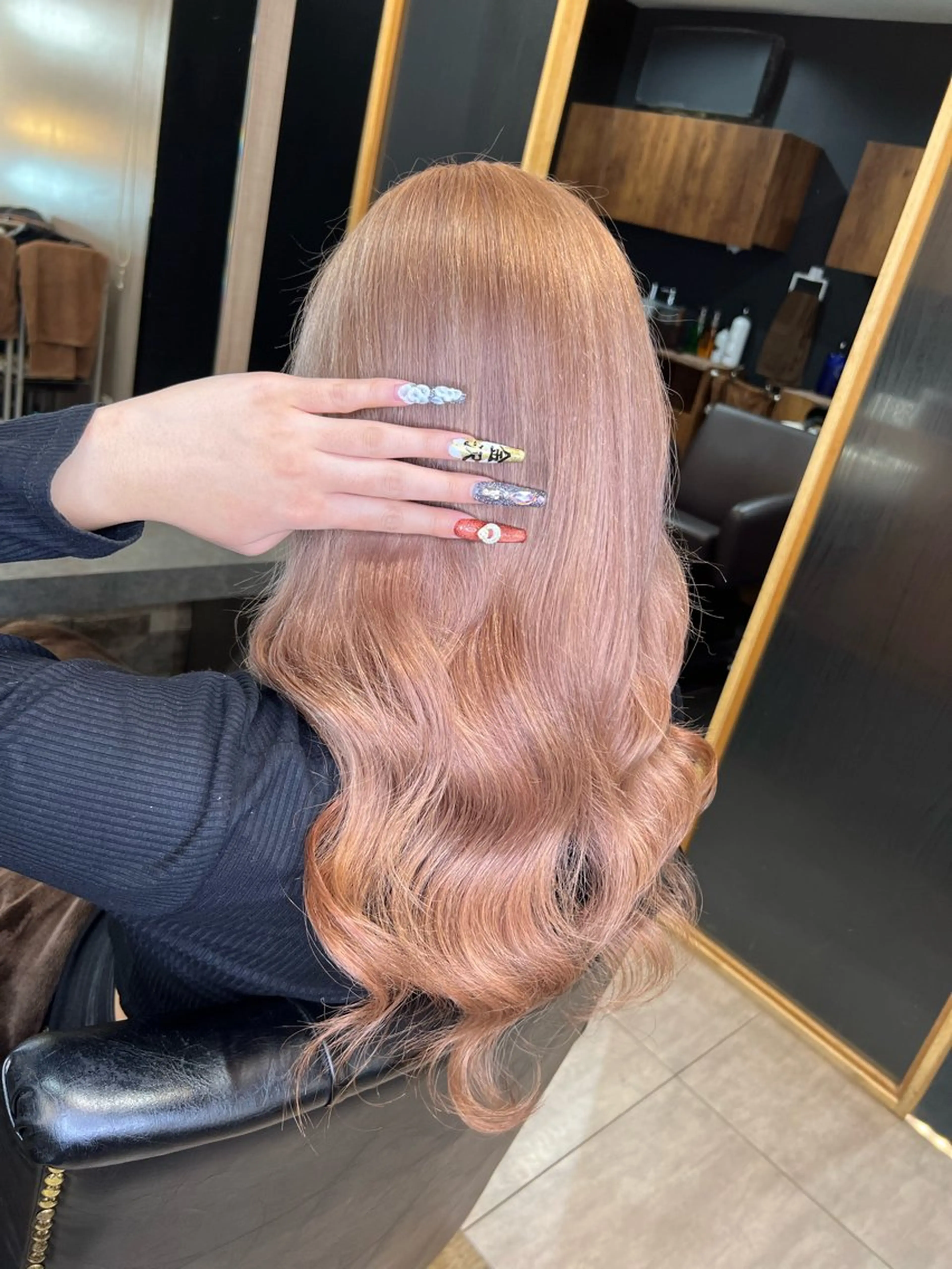 ロング カラー カット ヘアカラー トリートメント 横浜/エクステ特化× 艶カラー/あいかのヘアスタイル