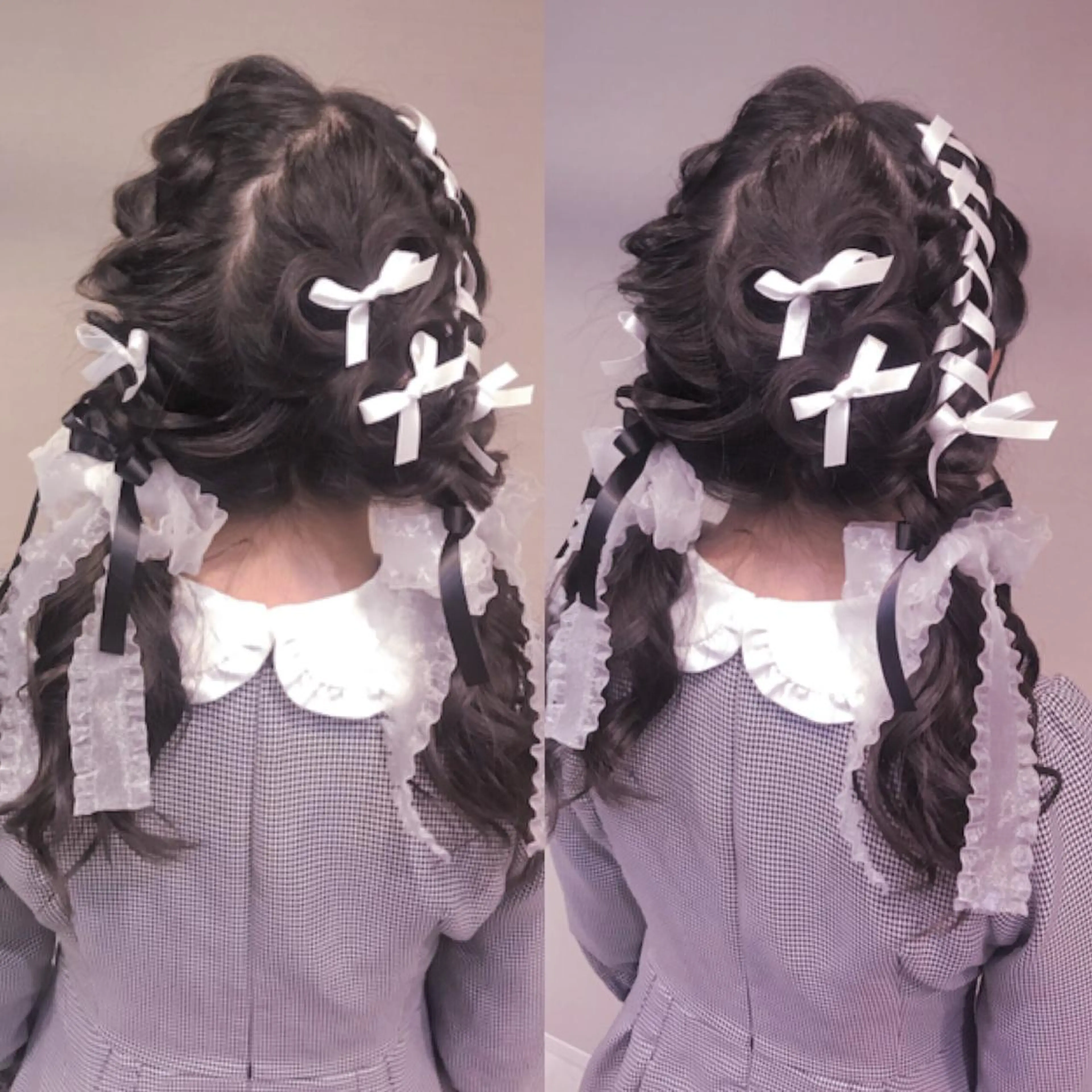 ロング ヘアアレンジ ヘアセット Aries🫧 missa𓂃🤍のヘアスタイル