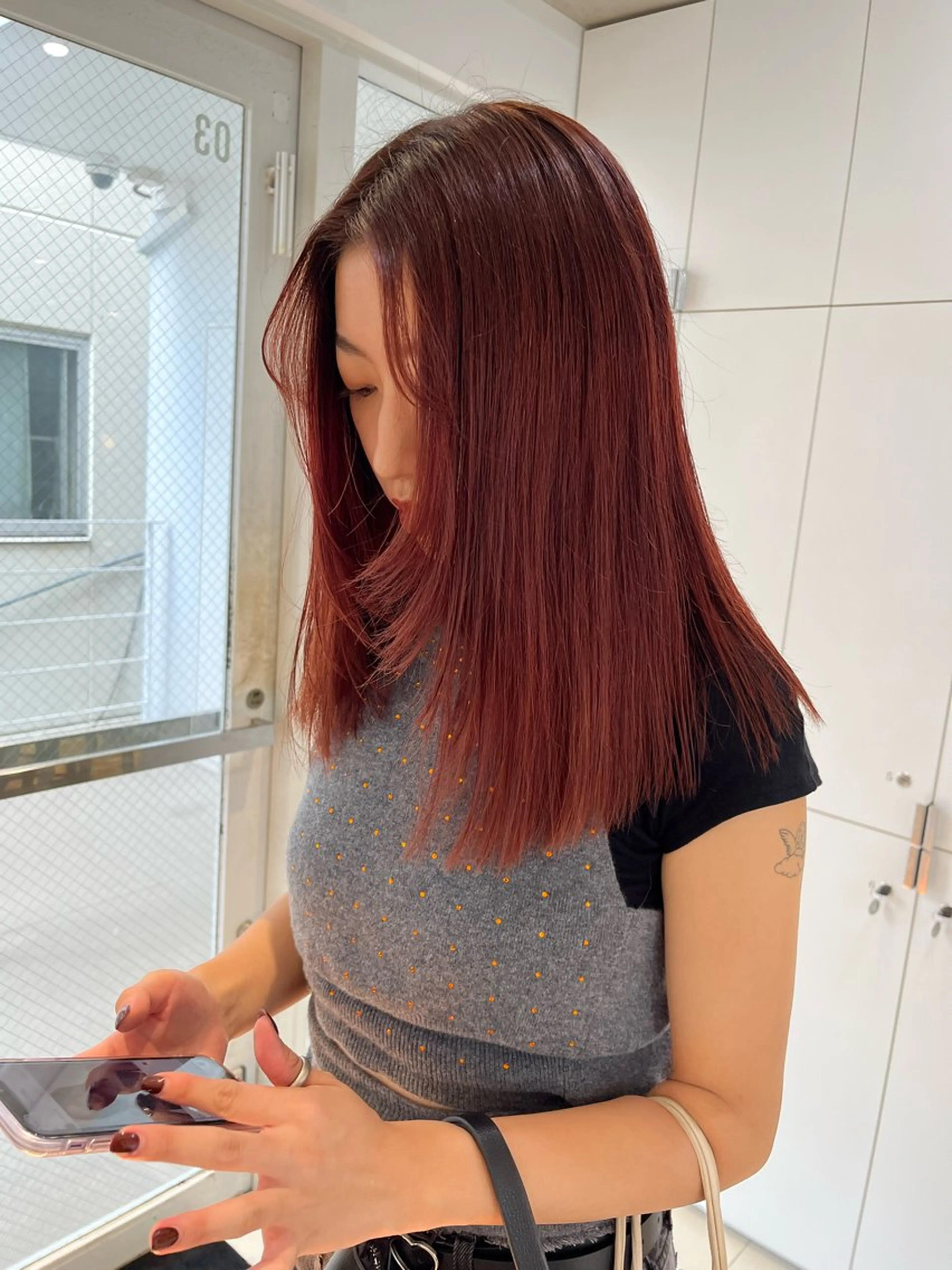 ミディアム カット ヘアカラー トリートメント stylist ◎RUKI.のヘアスタイル