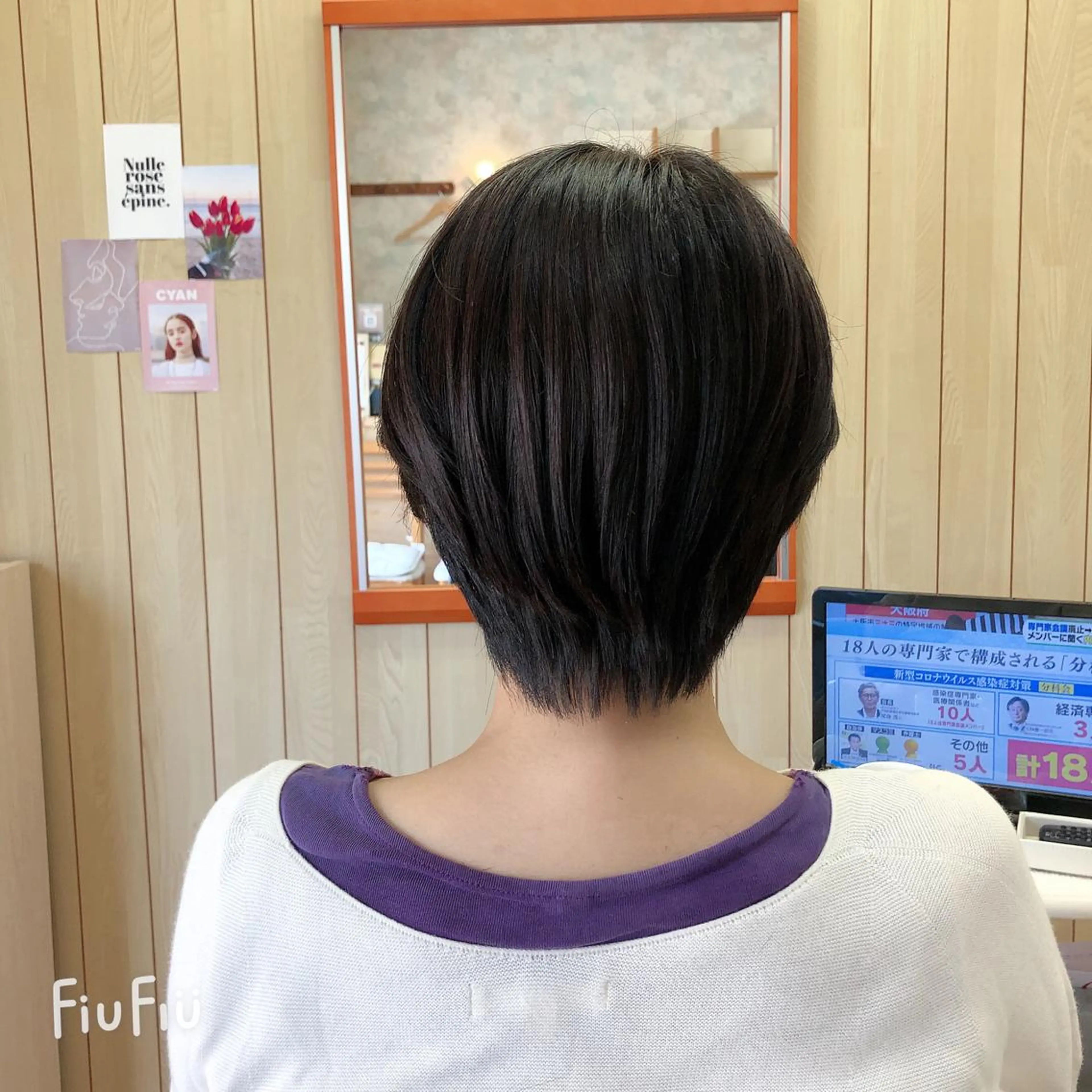 ショート カラー ショートヘア カット トリートメント Olive所属・oliveヘアサロン まつげパーマのマツエク・マツパデザイン