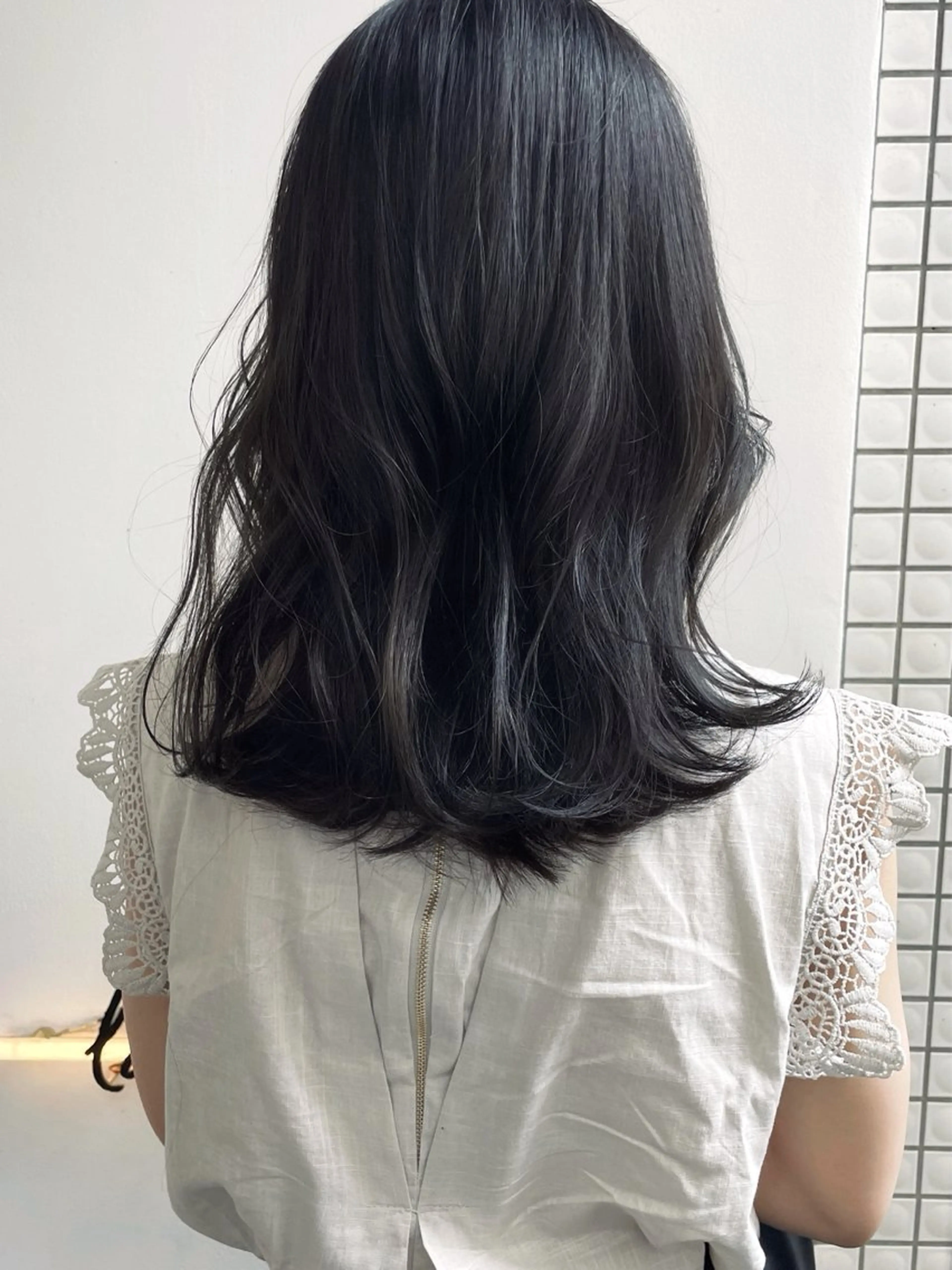 ミディアム カラー Large 都筑雅人のヘアスタイル