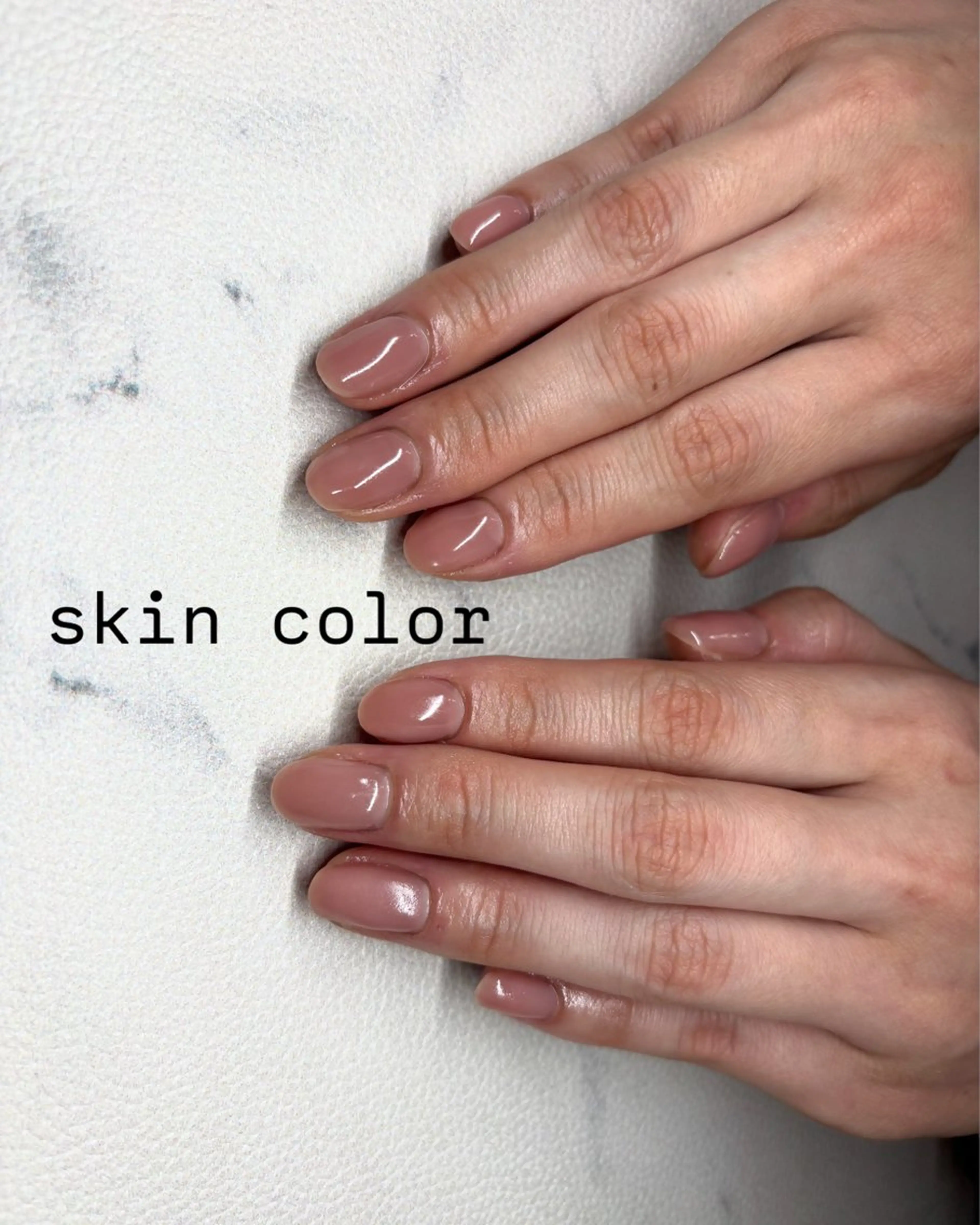 ネイル ワンカラーネイル BellaLuna 武藤美里のネイルデザイン