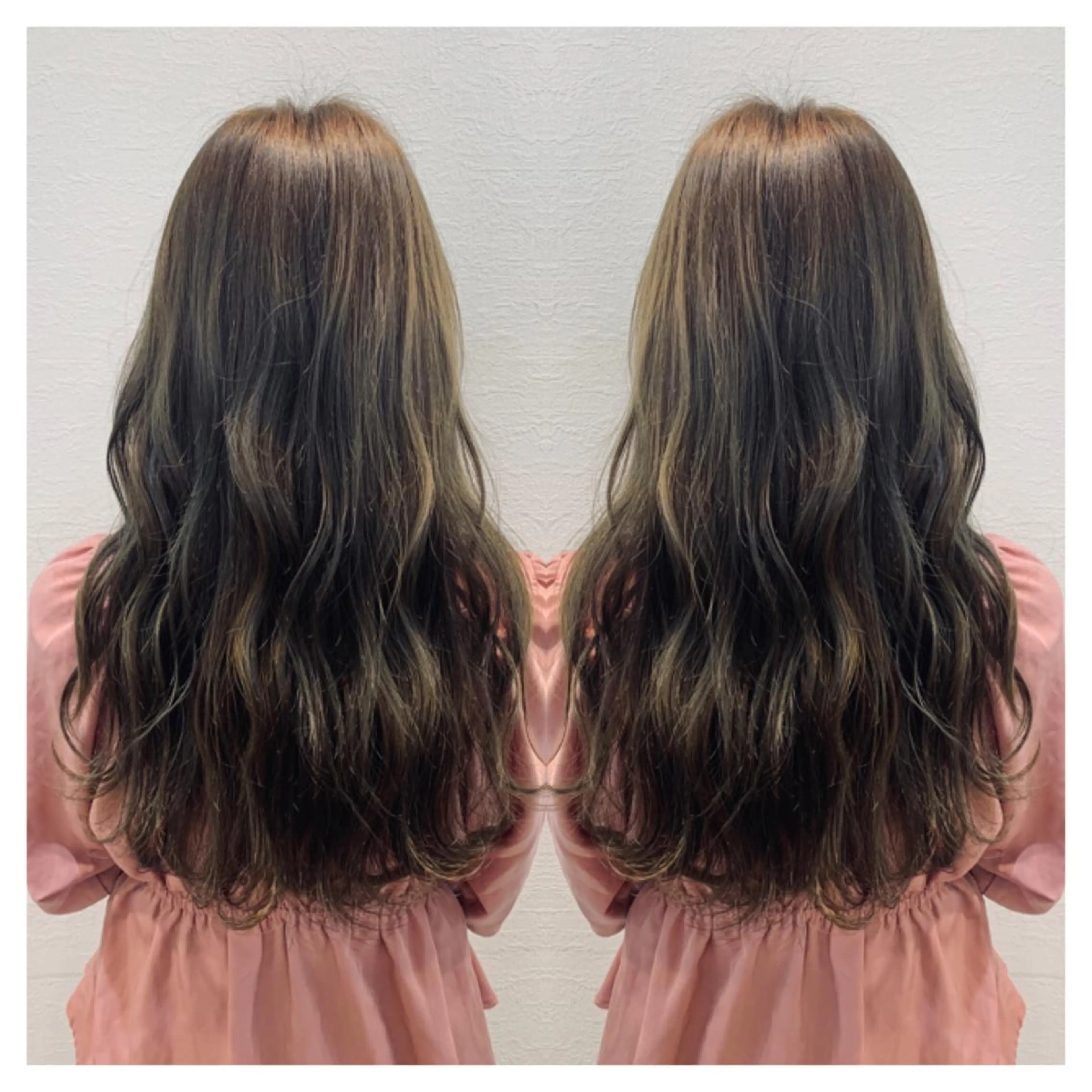 ロング カラー カット ヘアカラー トリートメント 村山 茉衣のヘアスタイル