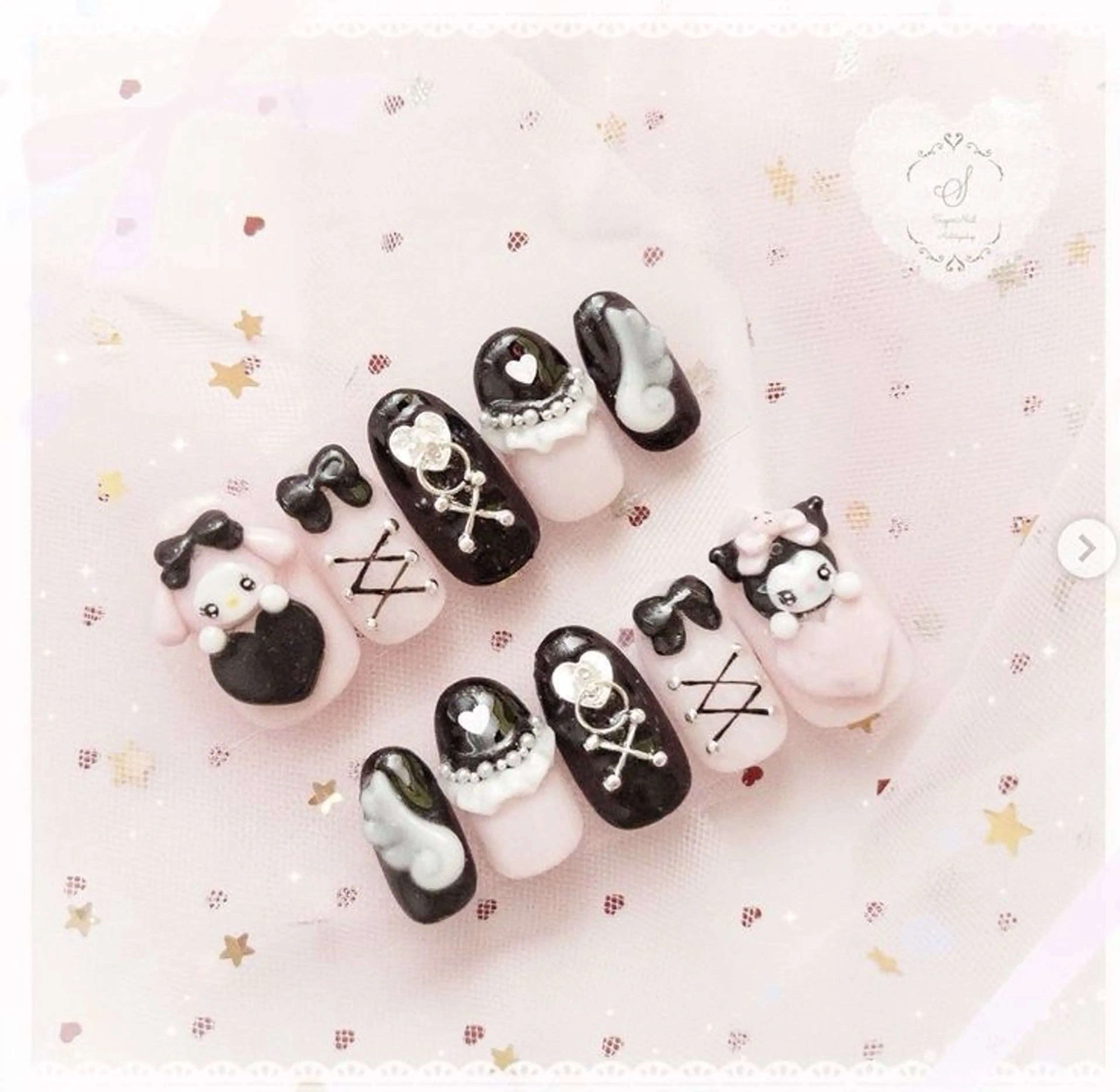 ネイル 長さ出し フレンチネイル グラデーション 卒業式 マグネットネイル ハンドネイル MIHANA NAILのネイルデザイン