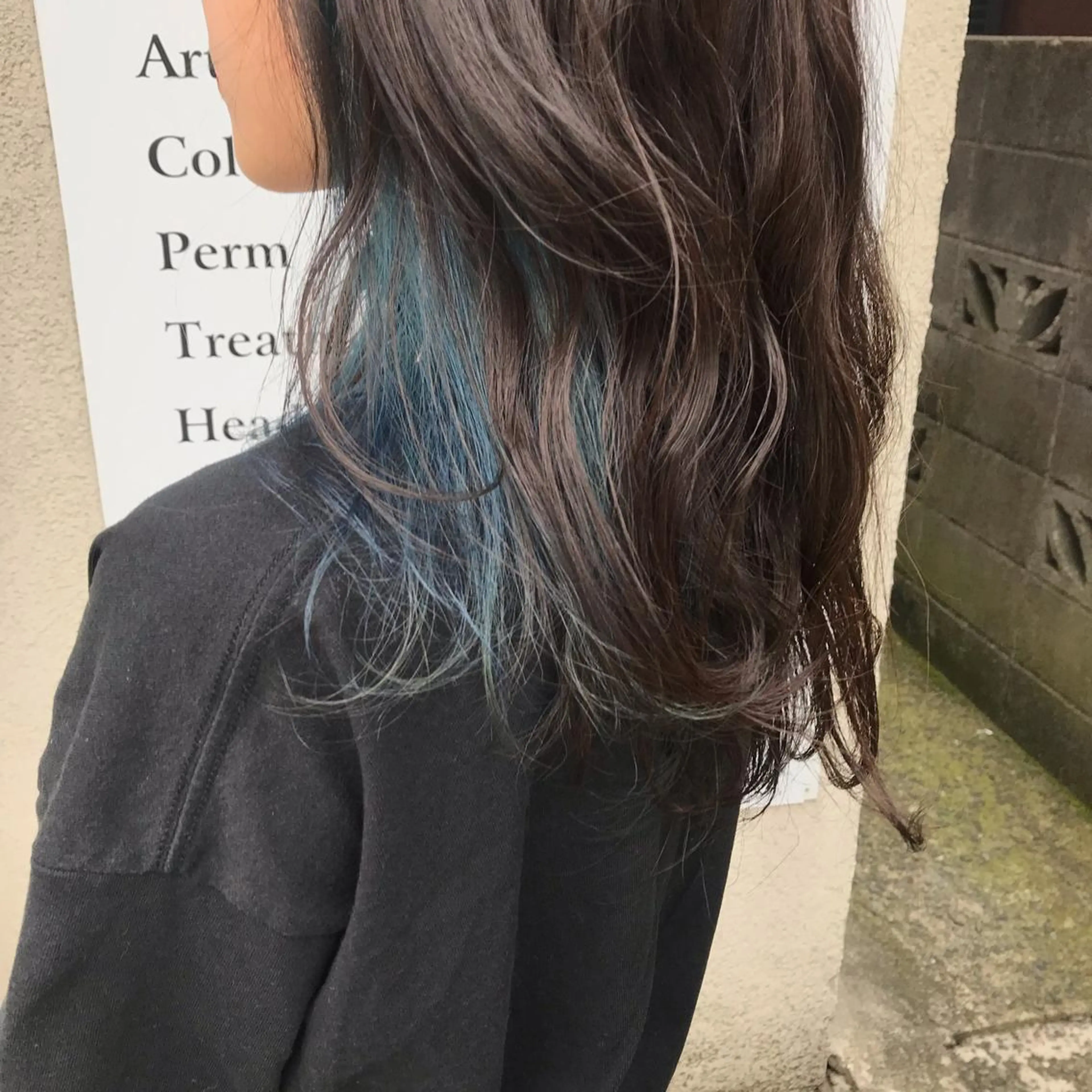 ロング riho/ブリーチ/ デザインカラー/辻堂のヘアスタイル