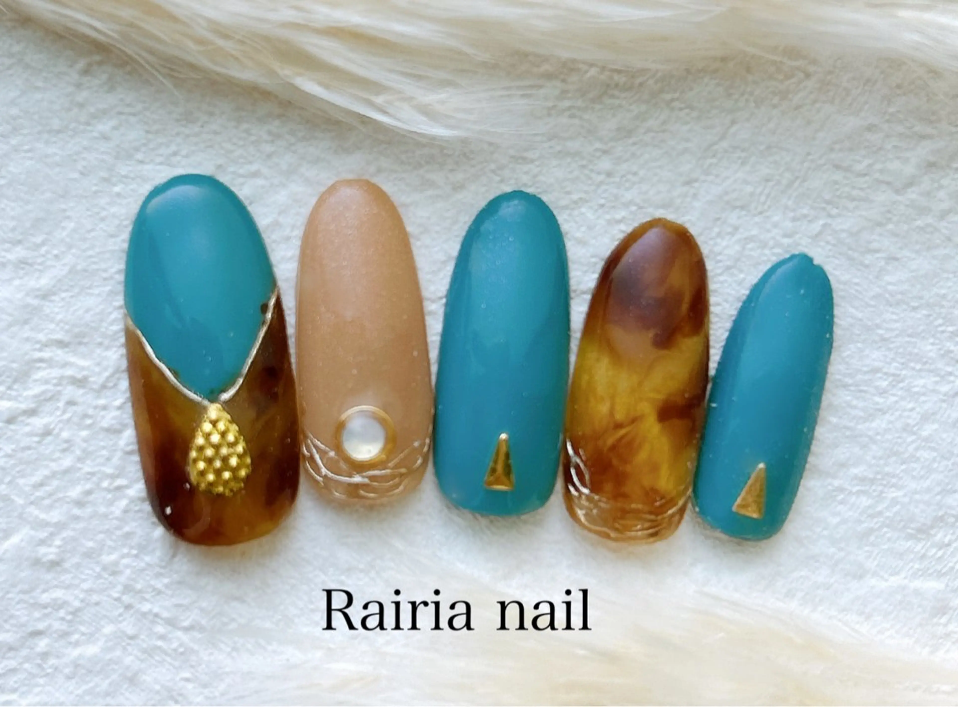 ネイル アートネイル ジェルネイル 持ち込み ニュアンスネイル パラジェル Rairia nail本八幡店のネイルデザイン