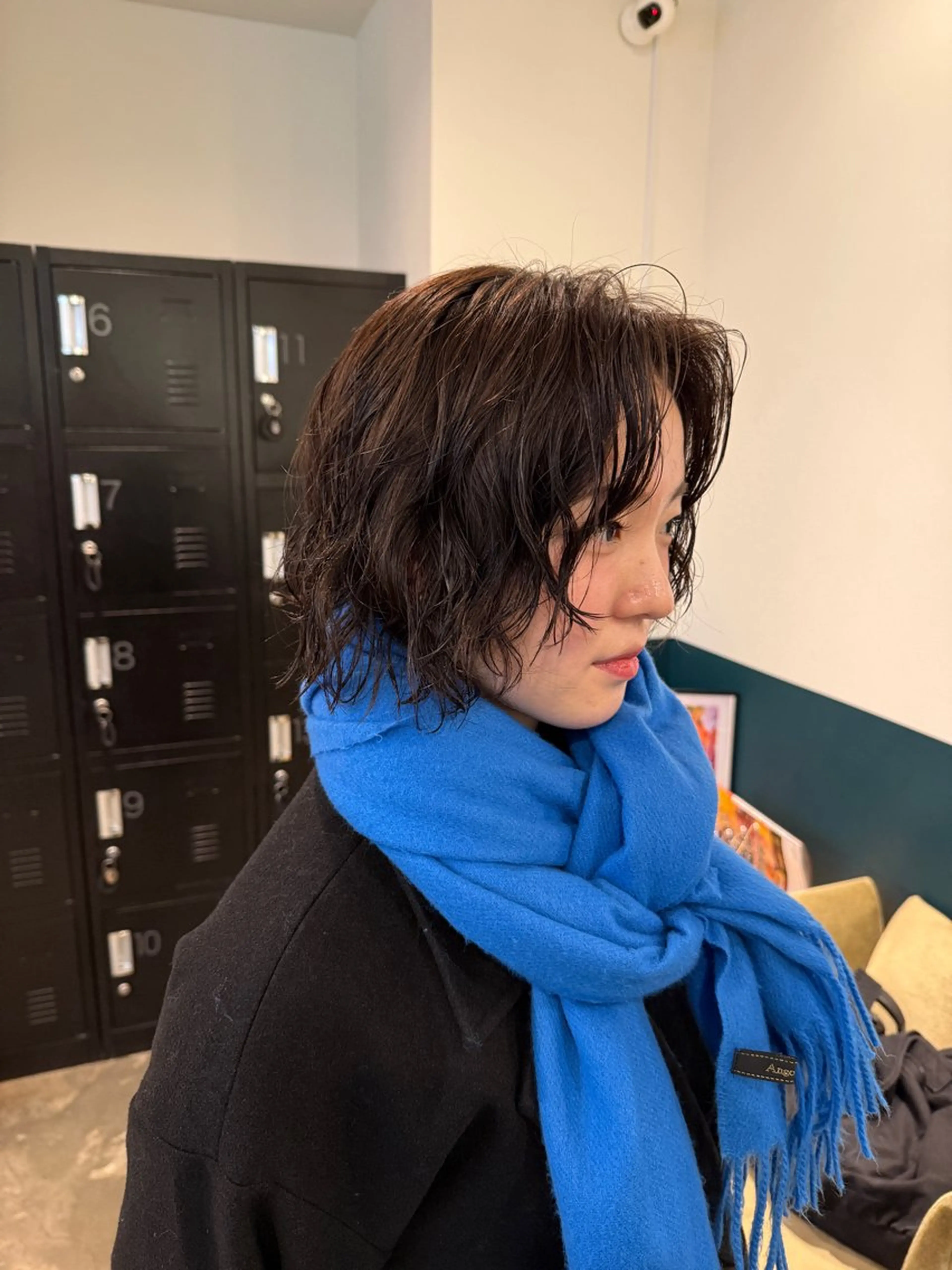 ショート パーマ ボブレイヤー ボブ レイヤーカット 聖斗 /ハイトーン/パーマのヘアスタイル