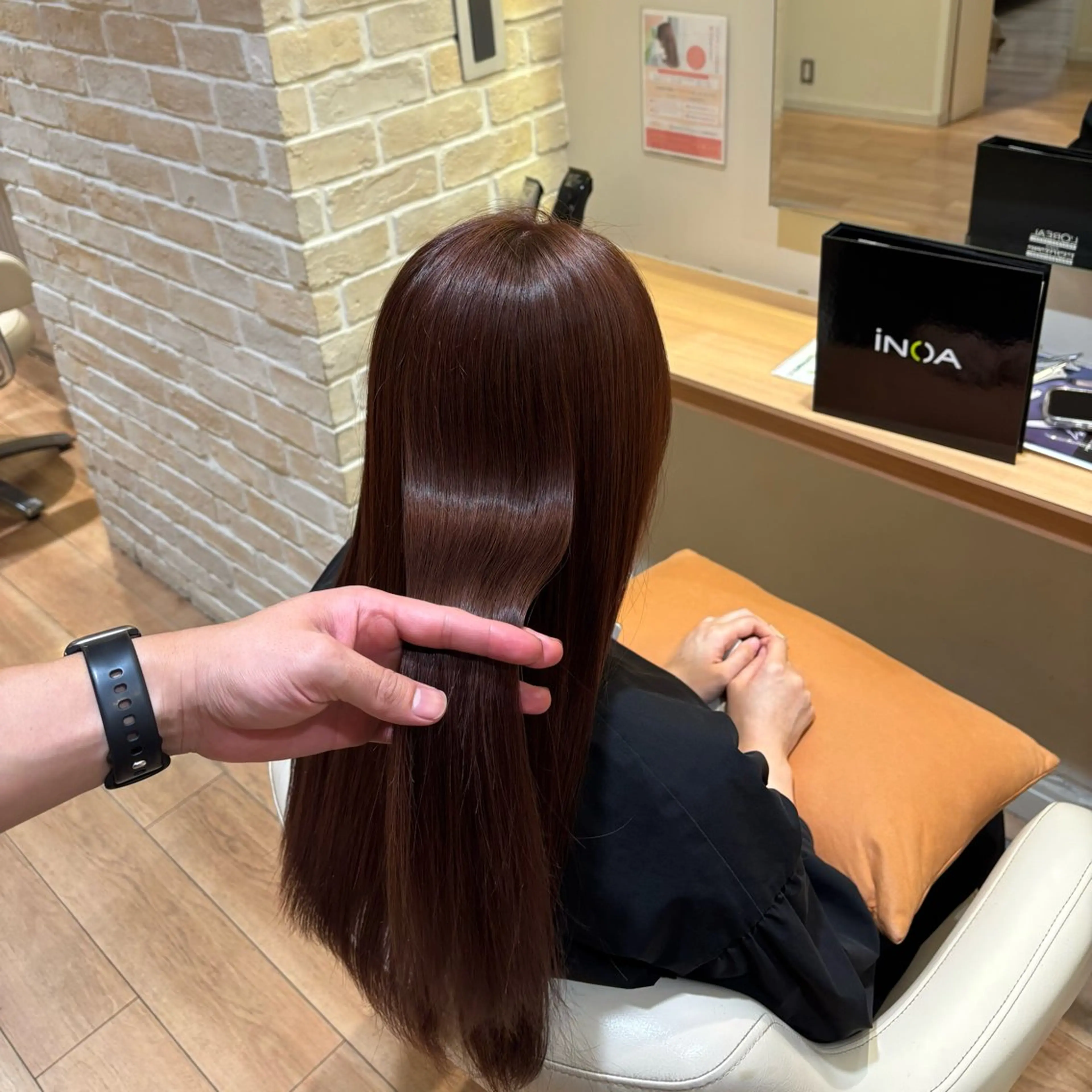 ロング カラー CHICCA本八幡 平賀ひなたのヘアスタイル