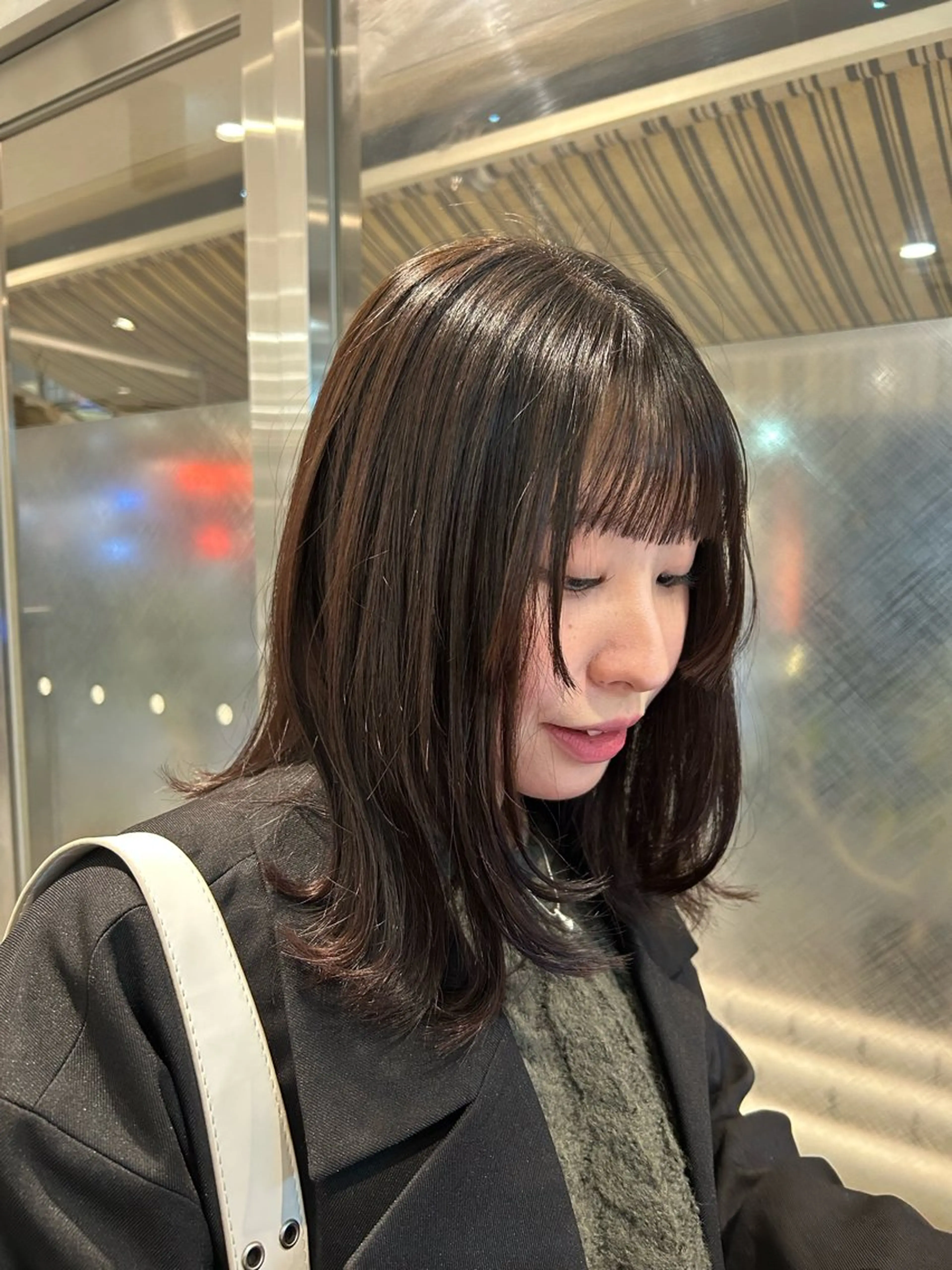 ミディアム 🦖ミニボブ/ボブ /MOEKA🦕のヘアスタイル