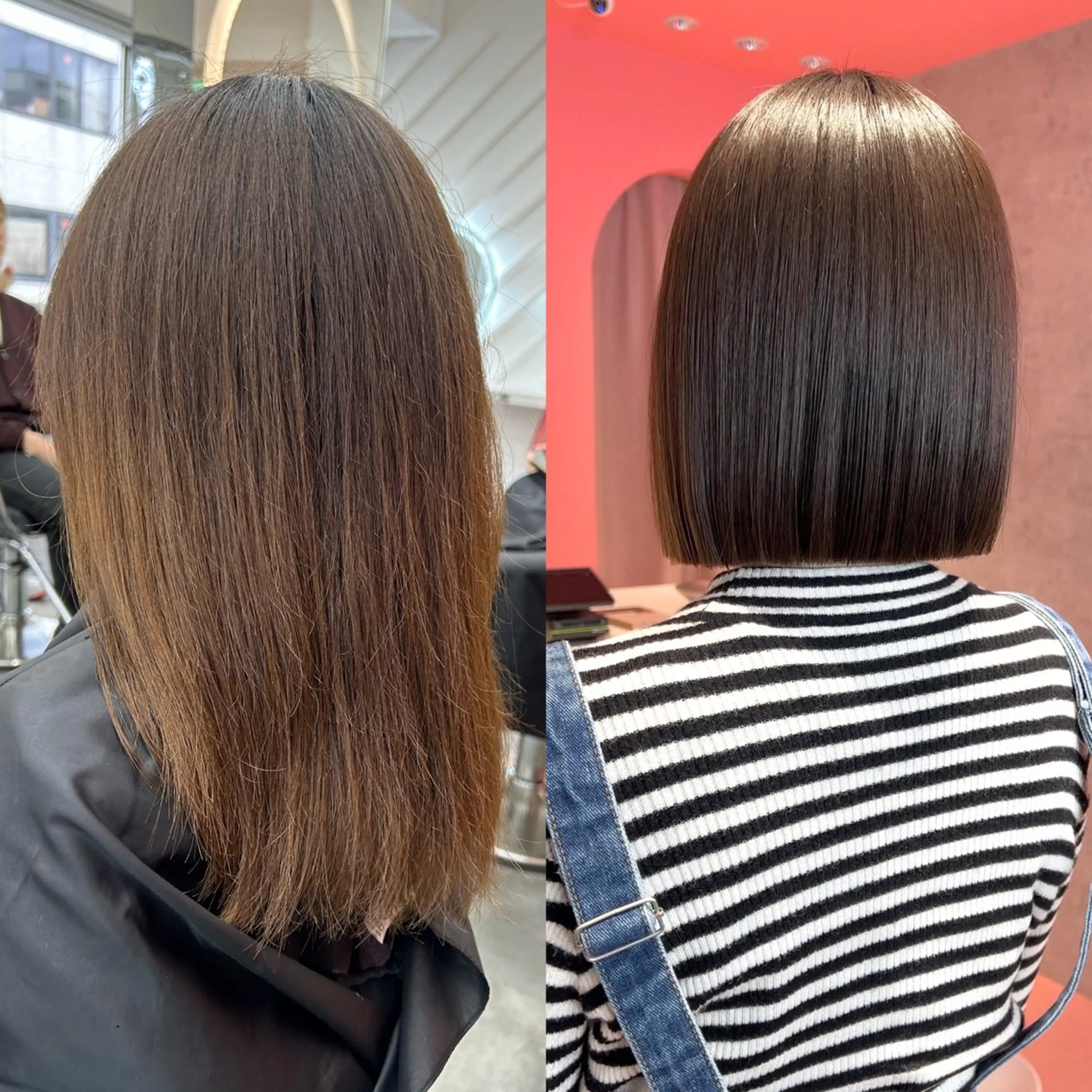 ショート カラー カット ヘアカラー 縮毛矯正 トリートメント 莉乃/縮毛矯正/髪質 改善/艶カラーのヘアスタイル