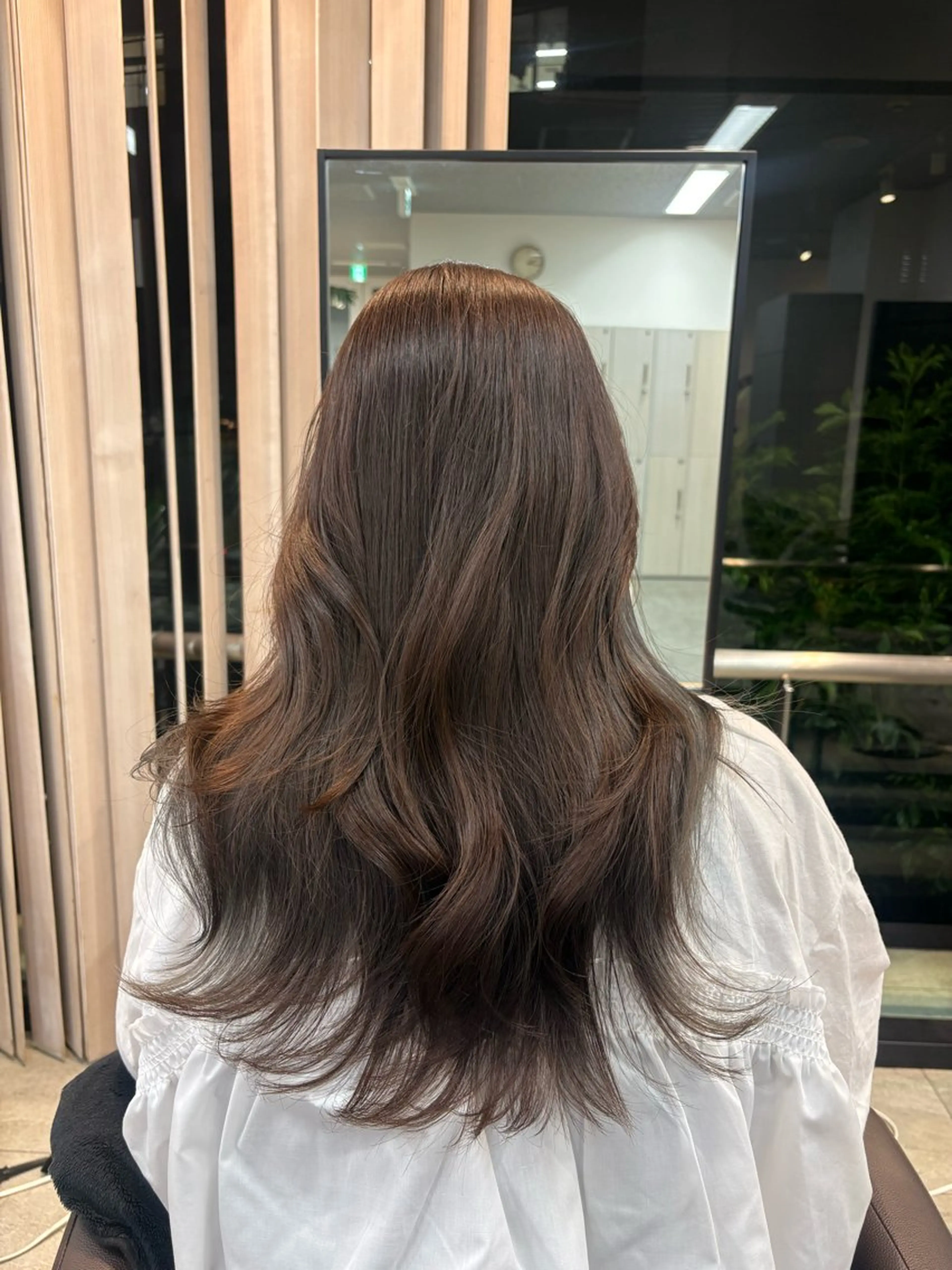 セミロング 韓国風ヘア レイヤーカット neaf 六本木店所属・六本木🫧ハイライト 望月彩音のヘアスタイル