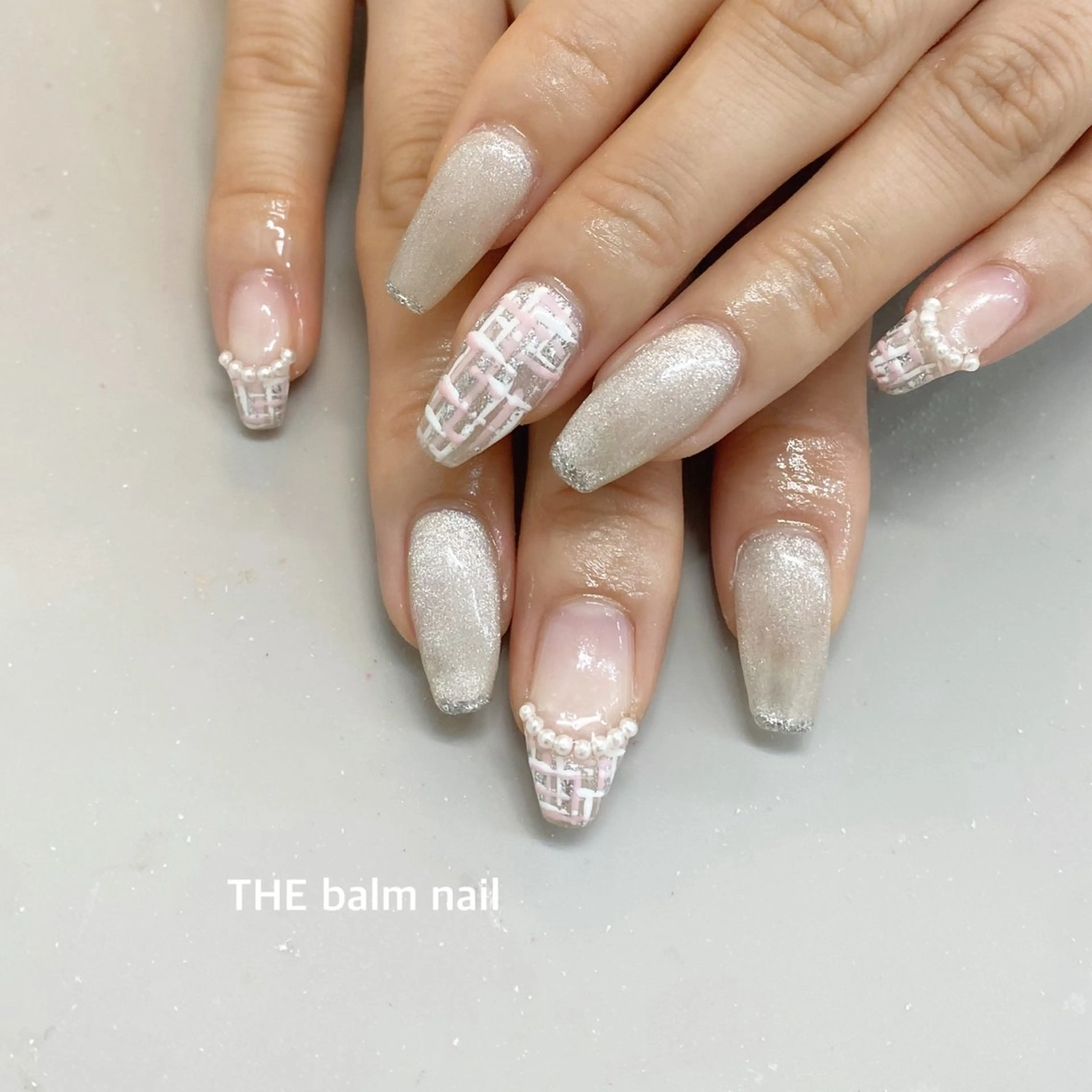 ネイル ハンドネイル 艶/マグネット/網紅 /韓国/岩下りほのネイルデザイン