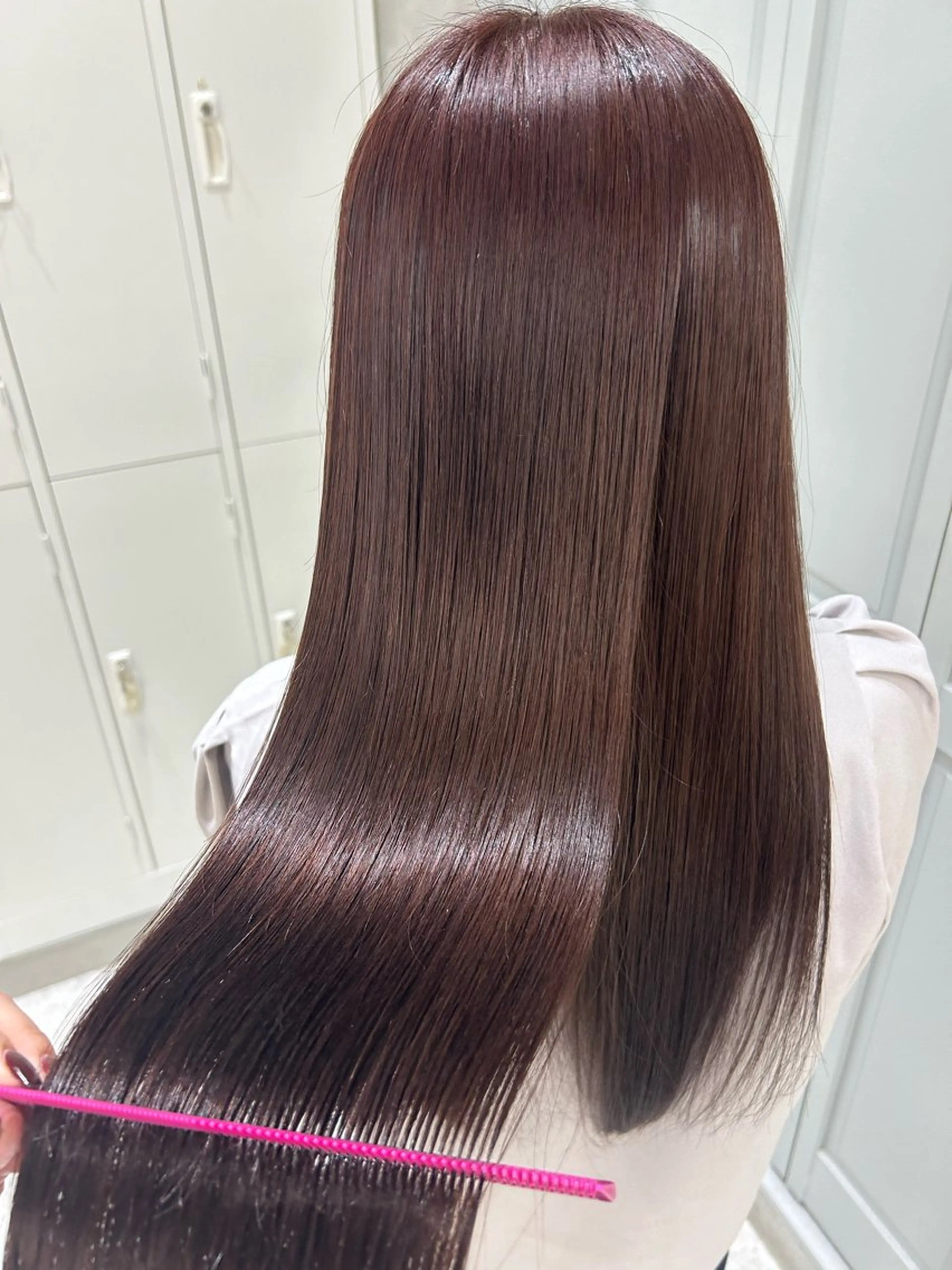 【当日限定】🩵ちゅるんと艶カラー+超音波3Stepトリートメント💫の写真