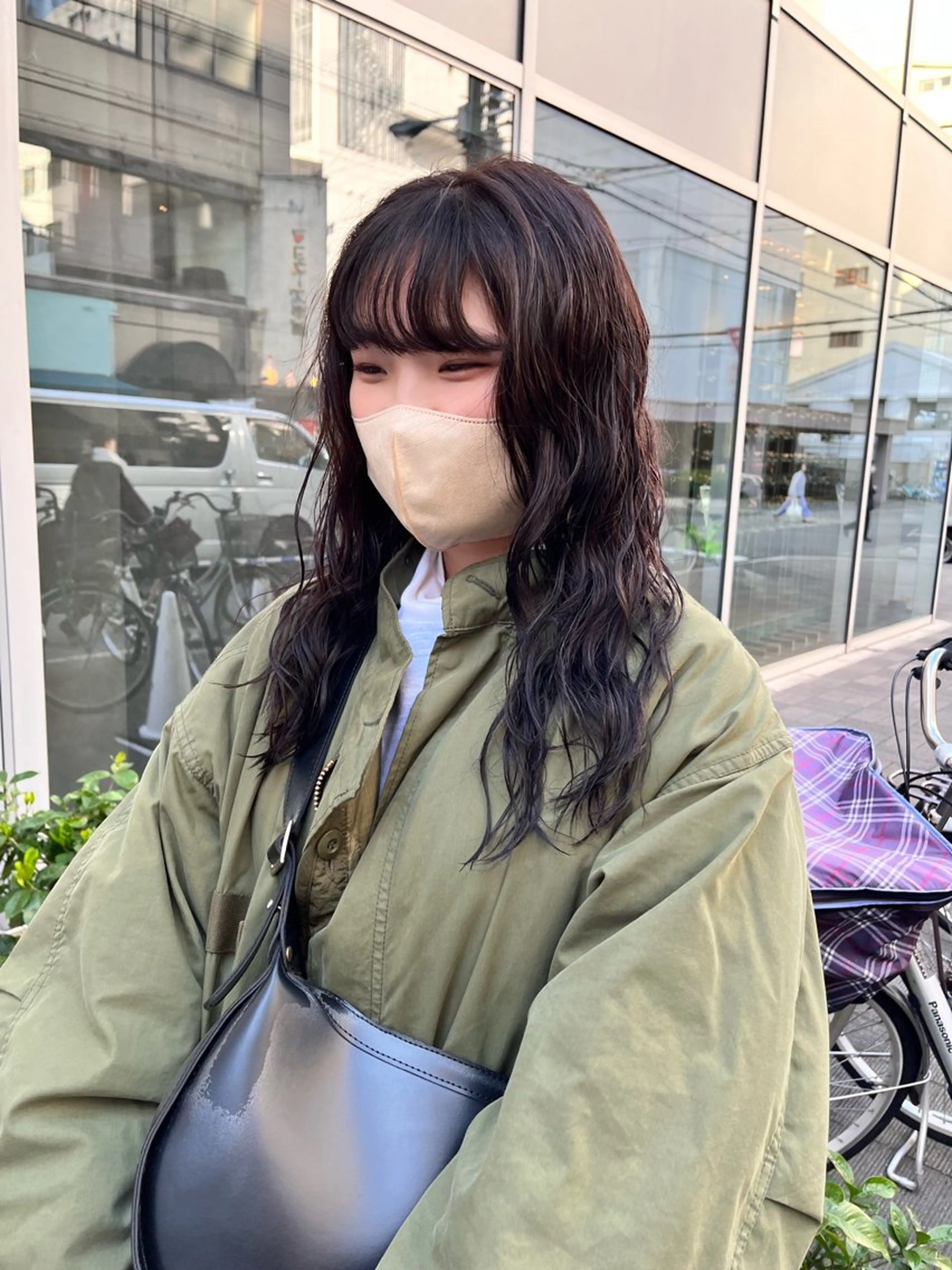 ロング カラー パーマ ブラウンカラー ダークブラウン ロング カット ヘアカラー パーマ ショート/パーマ/ カラー/FUKOのヘアスタイル