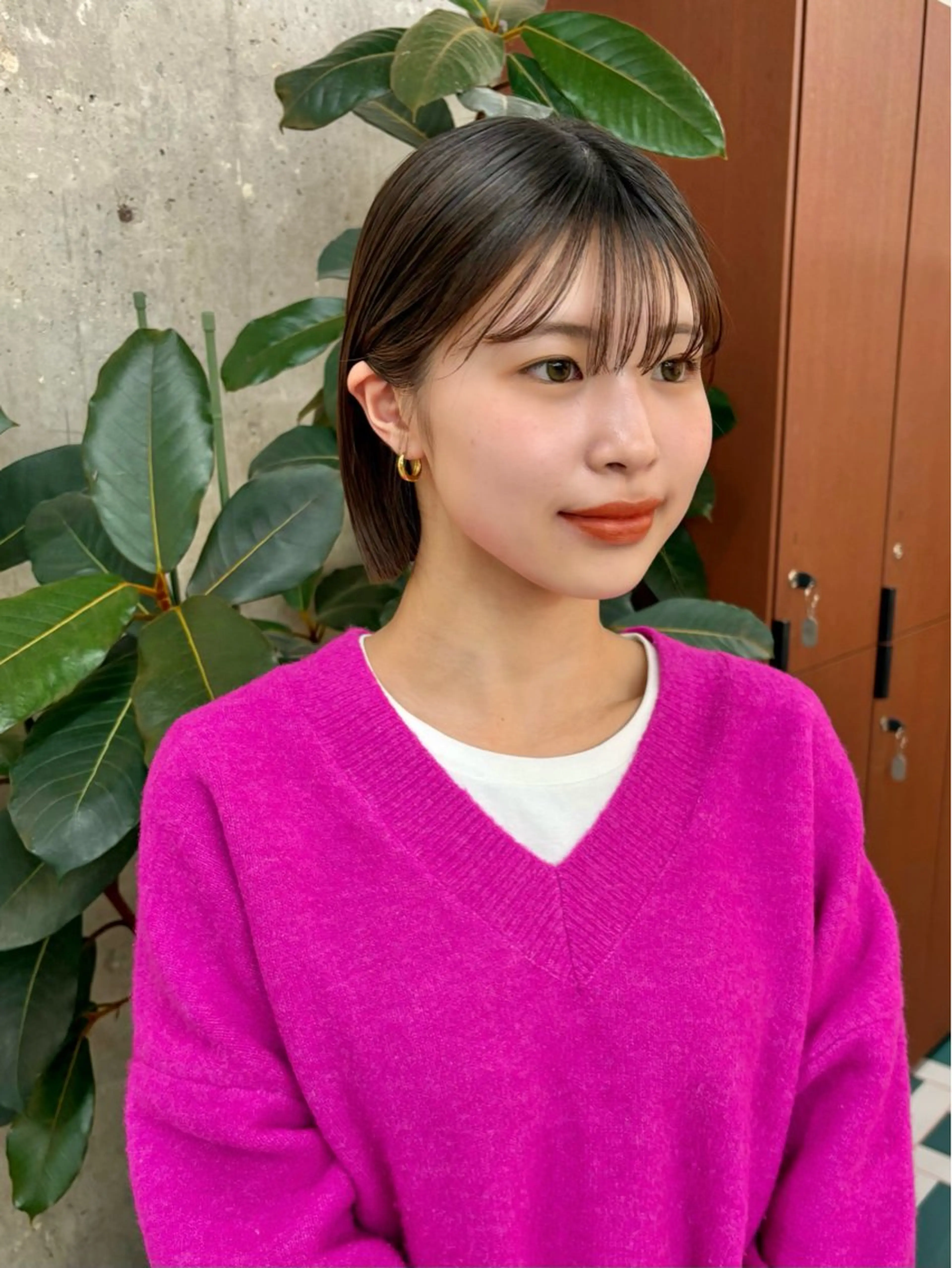 ミディアム AYAKA/名古屋/ 栄/ボブ/透明カラーのヘアスタイル