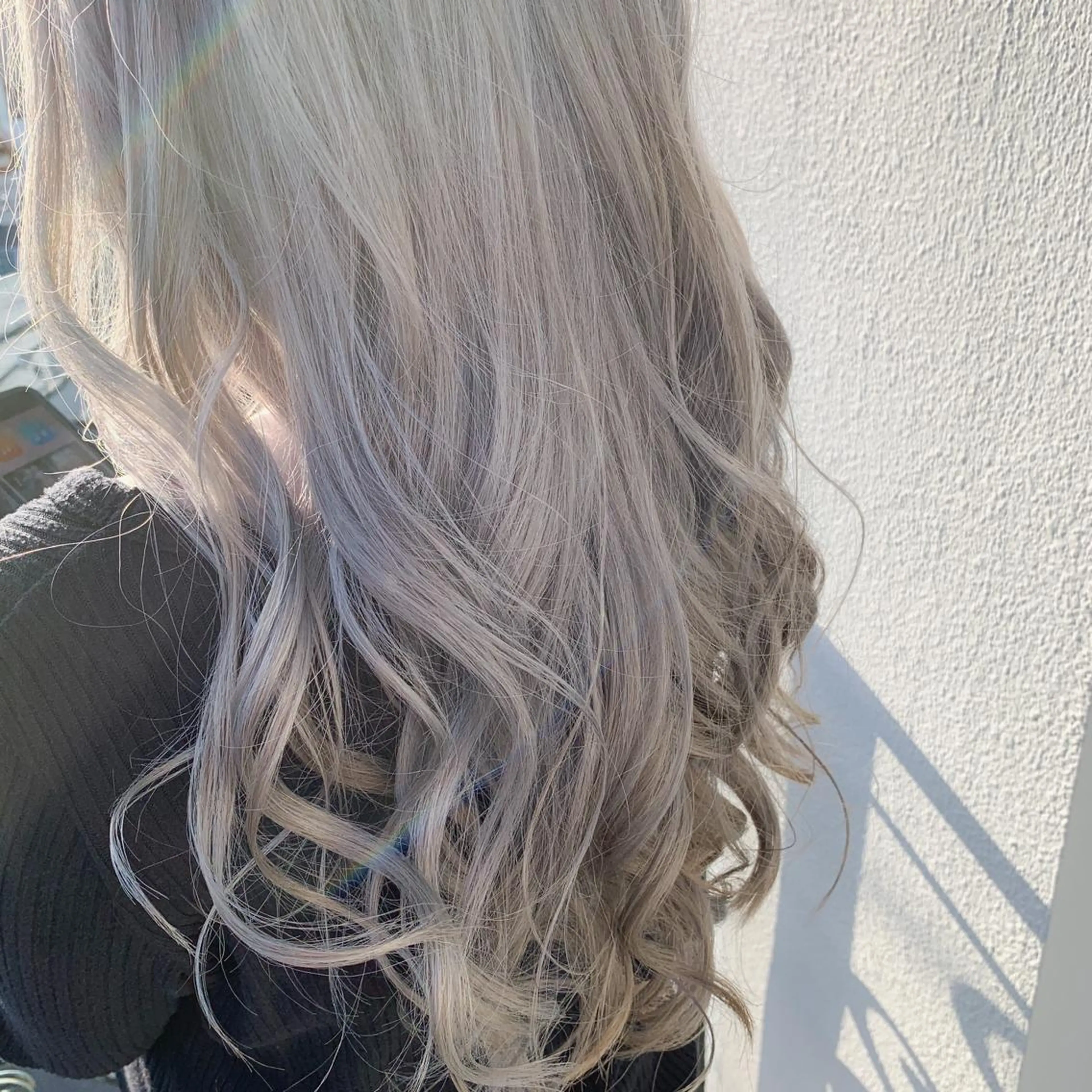 セミロング カラー アディクシーカラー アクアカラー アッシュ バレイヤージュ ベージュカラー ヘアカラー トリートメント Lome'所属・✨ブリーチマスター✨ オクヤマヨウスケのヘアスタイル