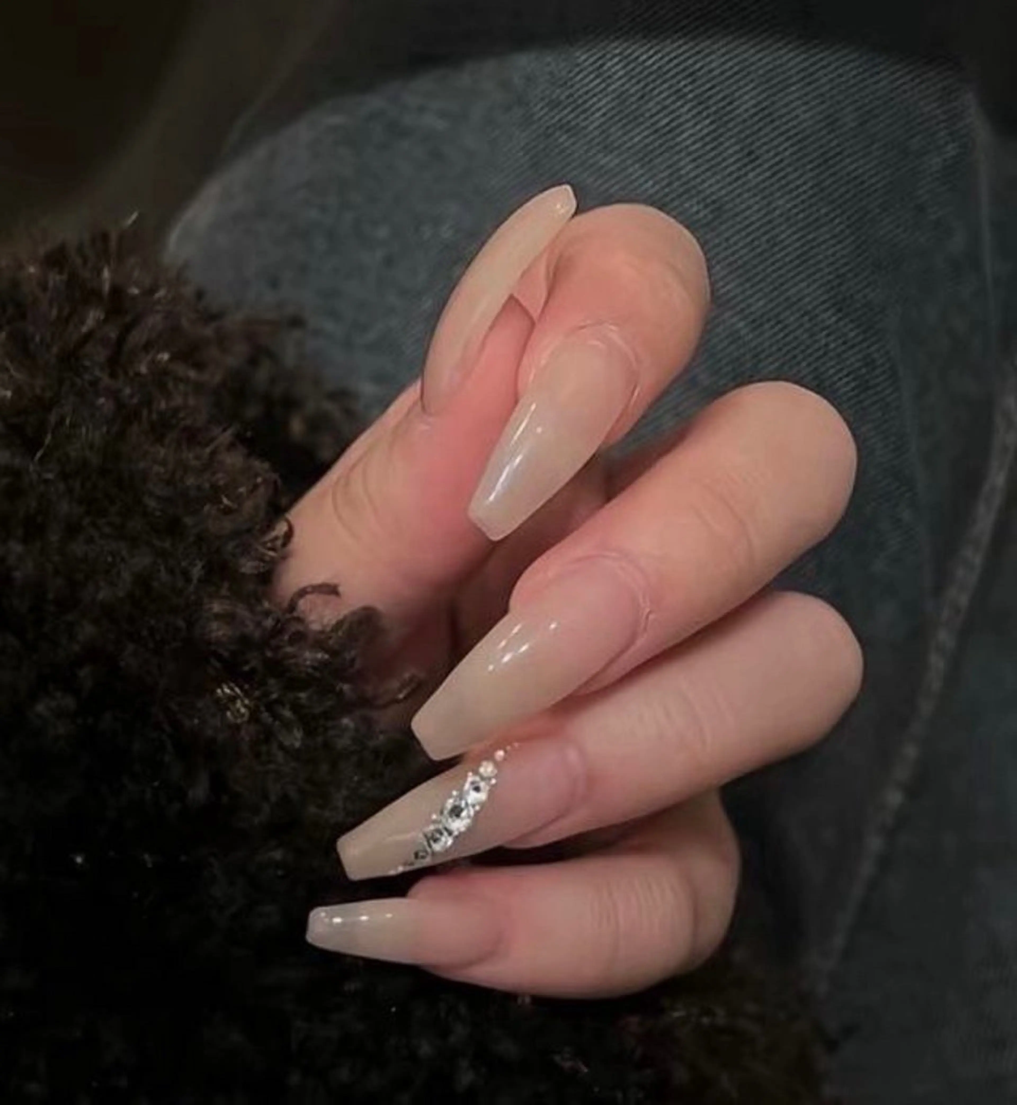 ネイル フレンチネイル ジェルネイル マグネットネイル 持ち込み ニュアンスネイル ハンドネイル Ribbonnail salonのネイルデザイン