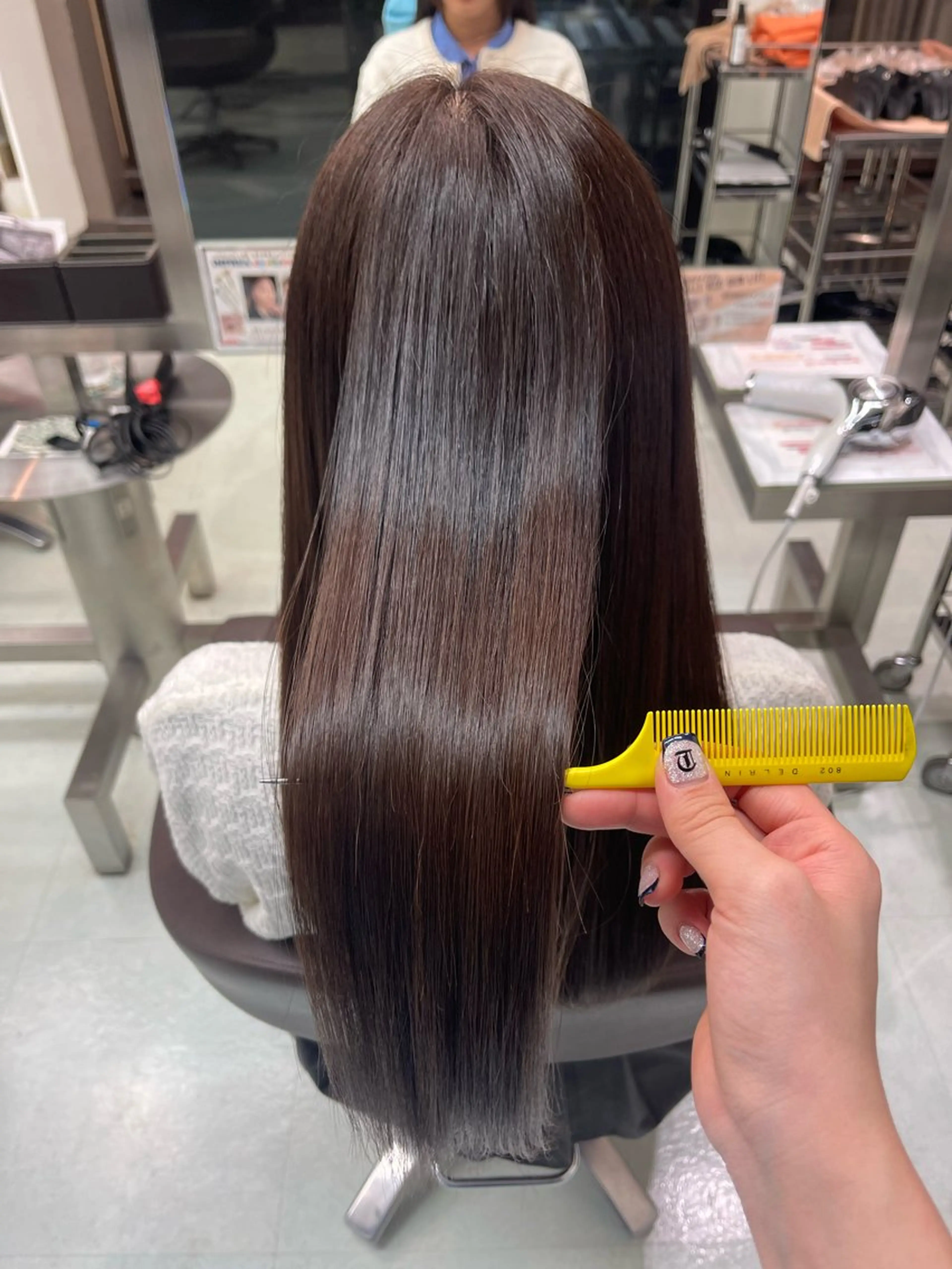 ロング 髪質改善 ヘアーメイクWILL 西宮店所属・WILL西宮 藤原 佳奈/髪質改善/艶髪のヘアスタイル