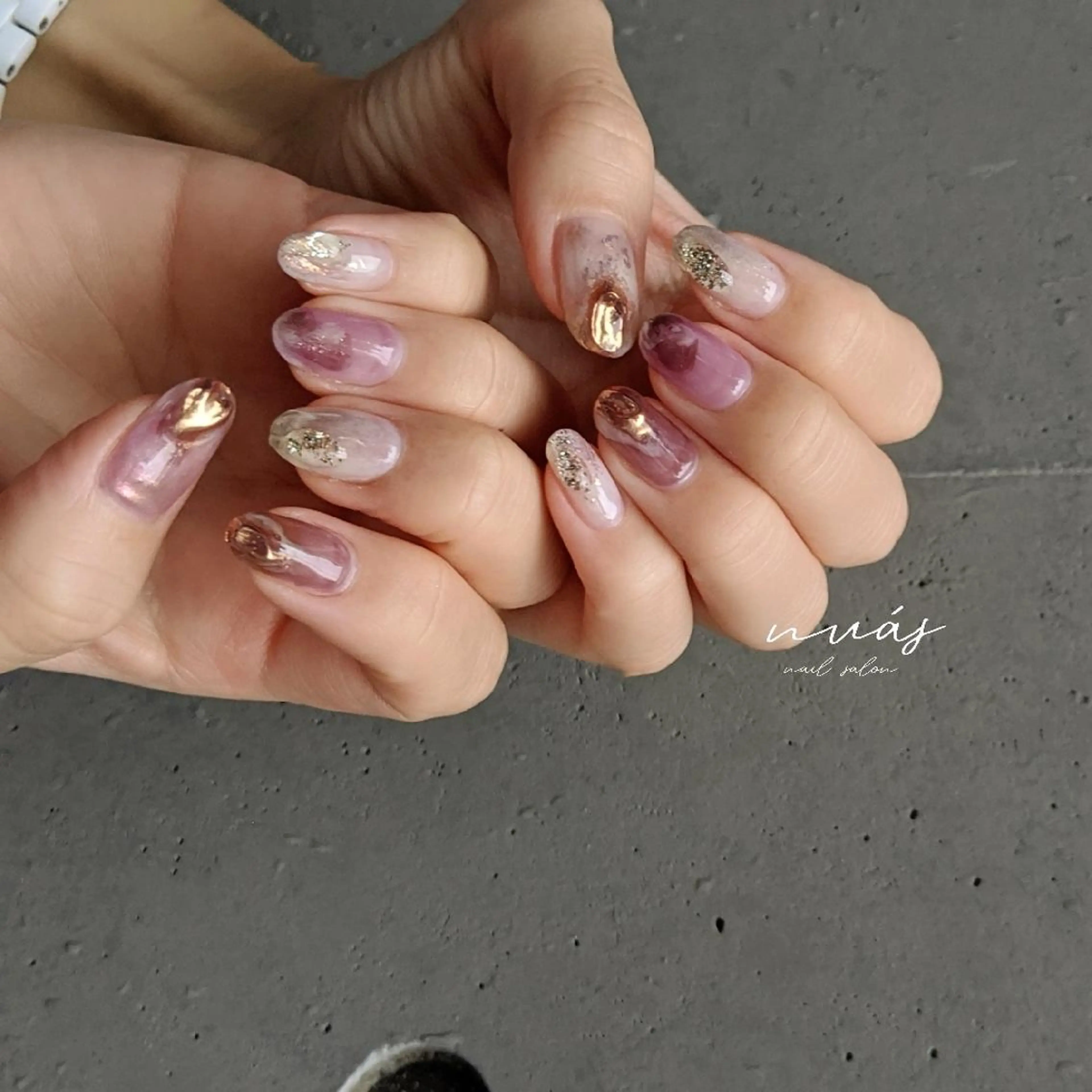 ネイル ハンドネイル nuás nail & eyeのネイルデザイン