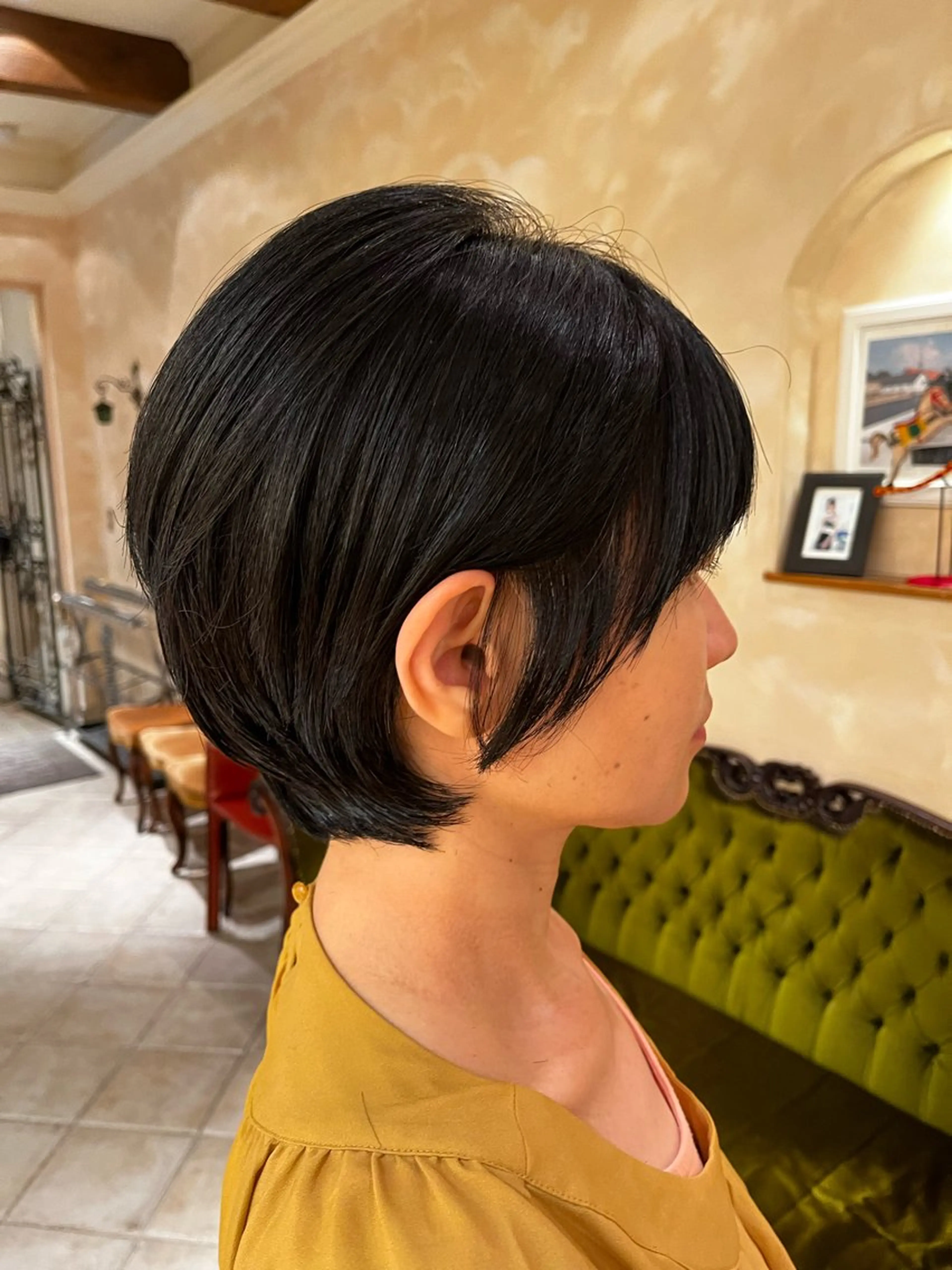 ショート 田内 満里奈のヘアスタイル