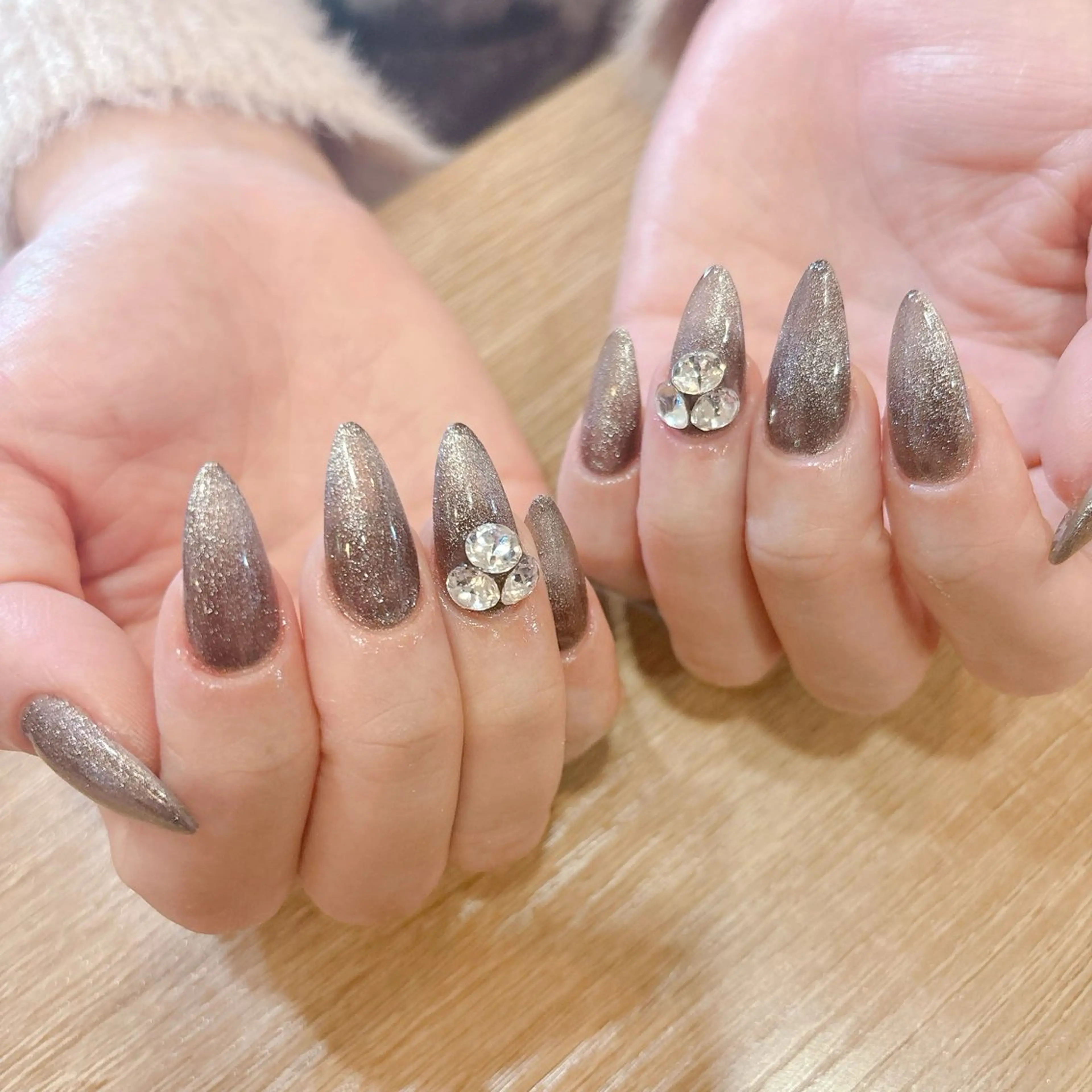 ネイル クリアネイル ジェルネイル マグネットネイル スカルプネイル pro.M所属・pro.M ayaのネイルデザイン