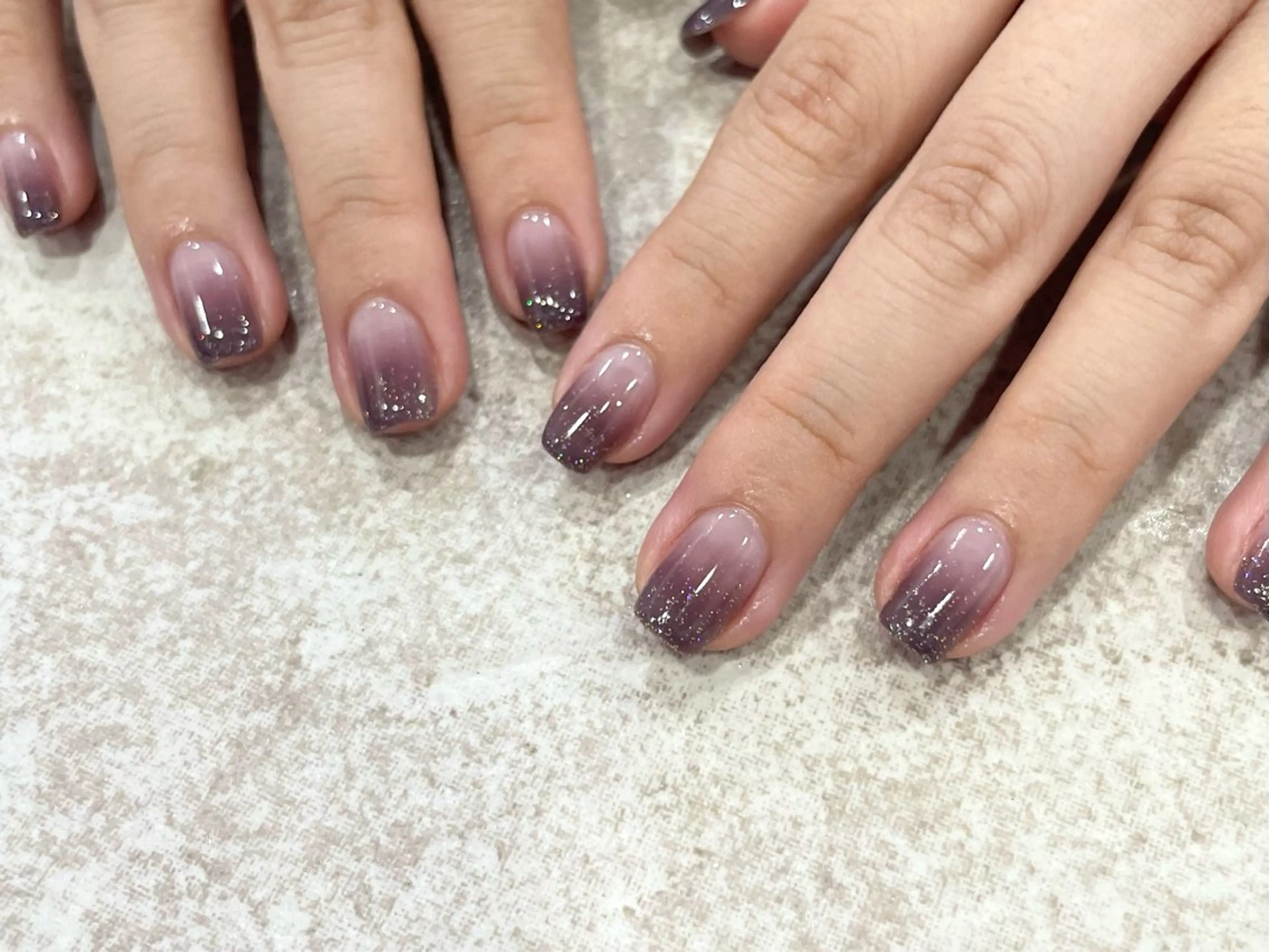 ネイル フラッシュネイル ラメ(グリッター) ミサキ CHIC NAILのネイルデザイン