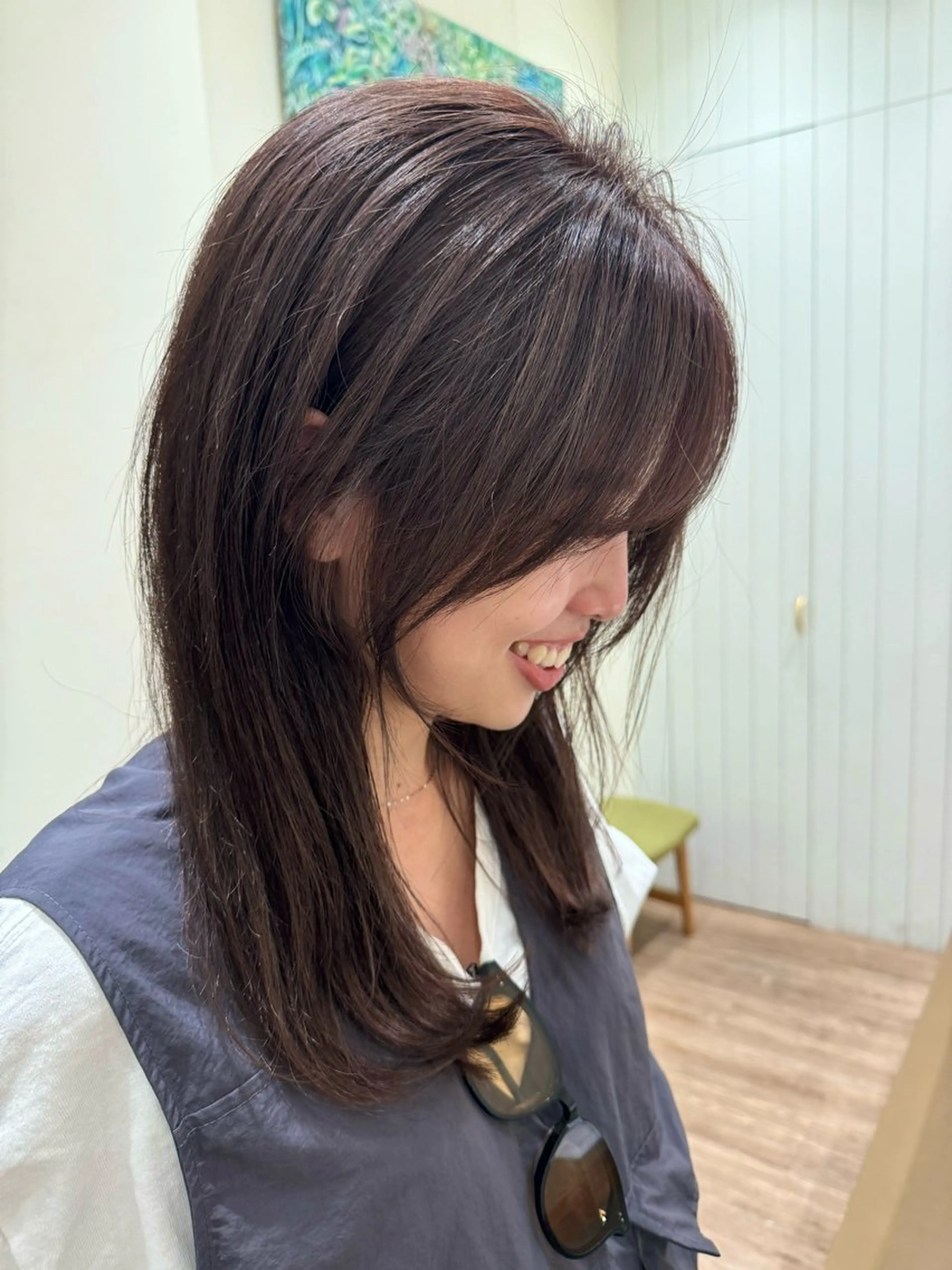 セミロング メンズカット/ ブリーチ/かほのヘアスタイル