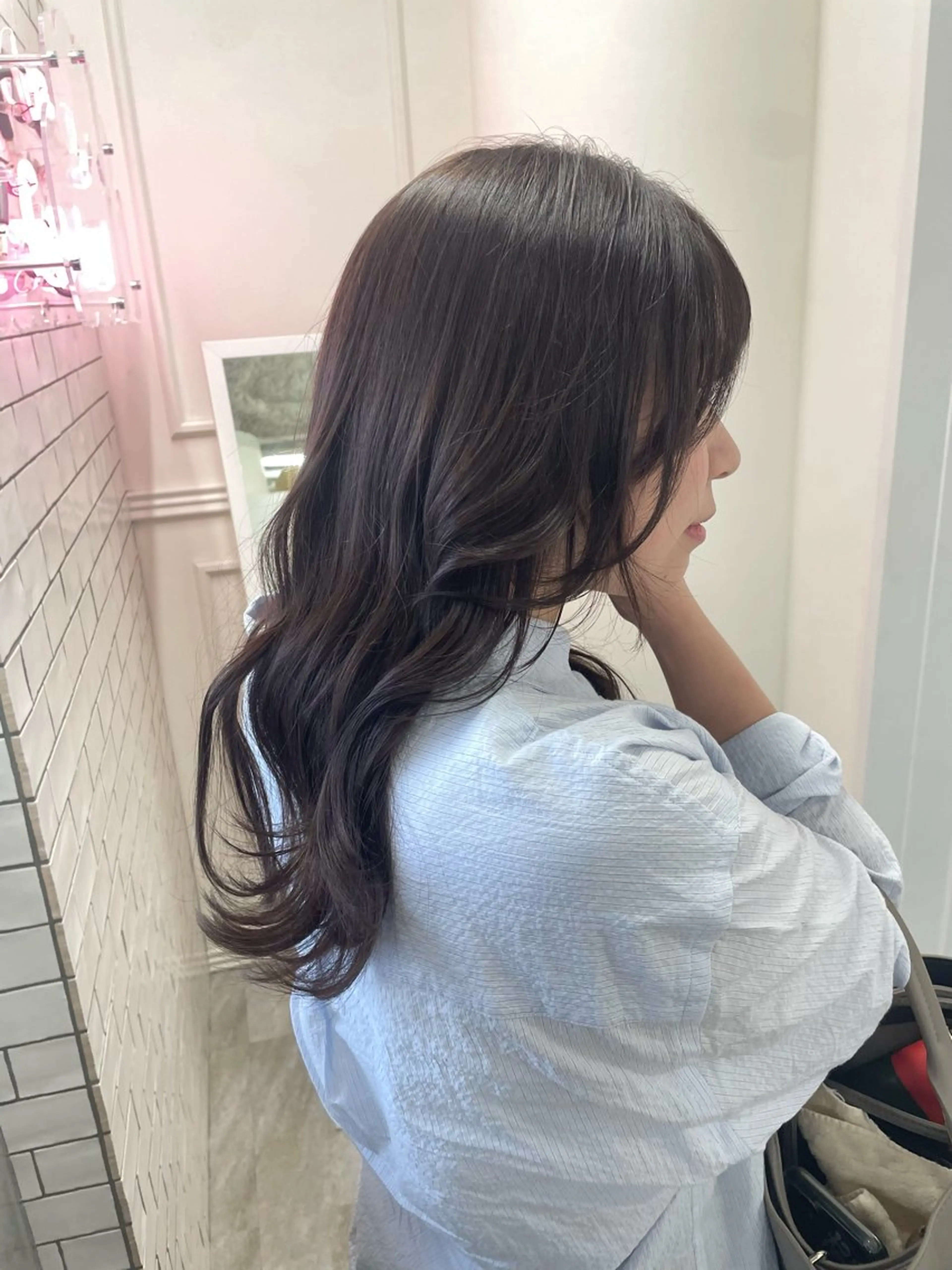 ロング カラー ブラウンカラー Hana ♡ marshu梅田のヘアスタイル