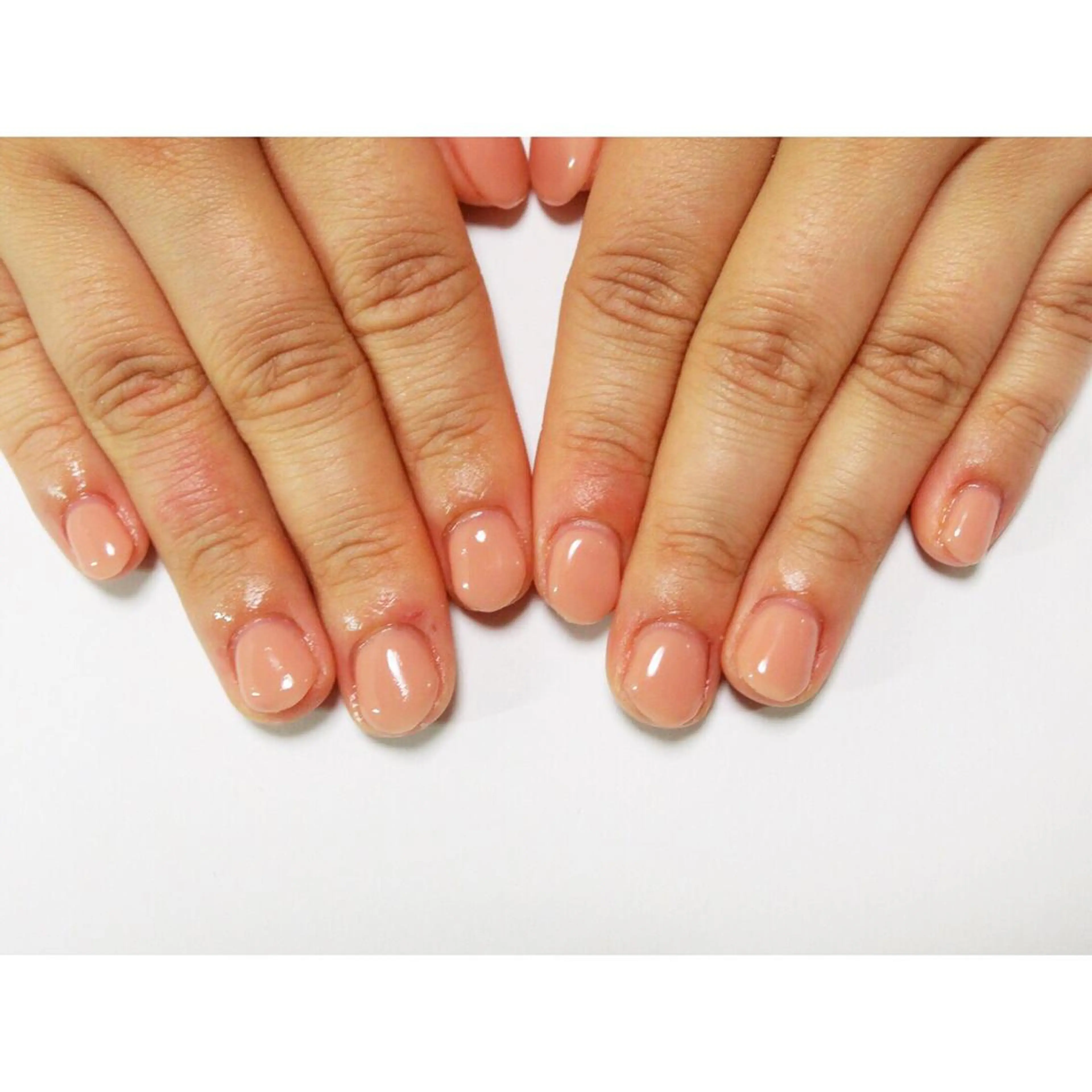 ネイル ワンカラーネイル 痛ネイル/ワンホン/ フィルイン/長さだしのネイルデザイン