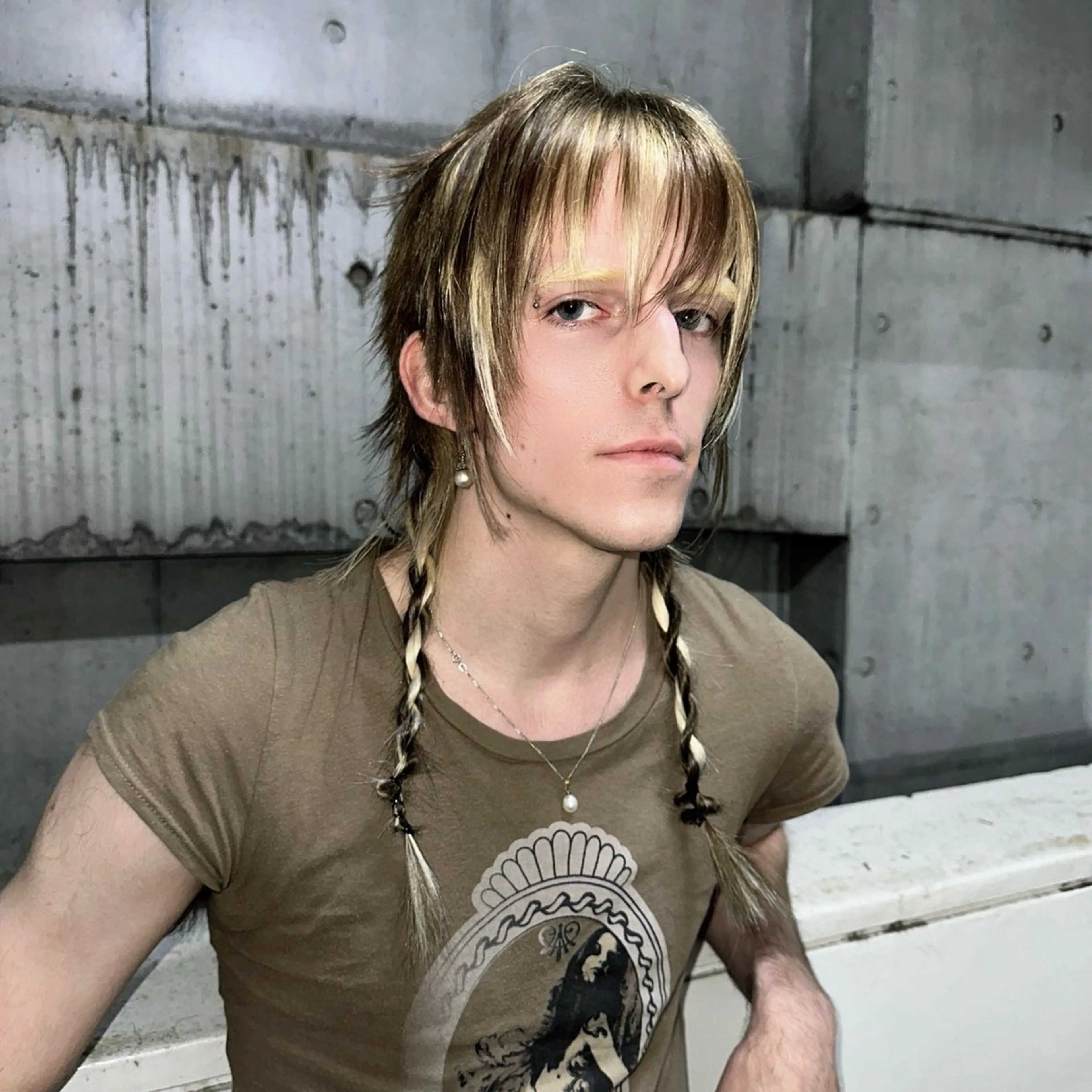 ショート カラー ヘアカラー ハイトーン/ウルフ /エクステ/ましろのヘアスタイル