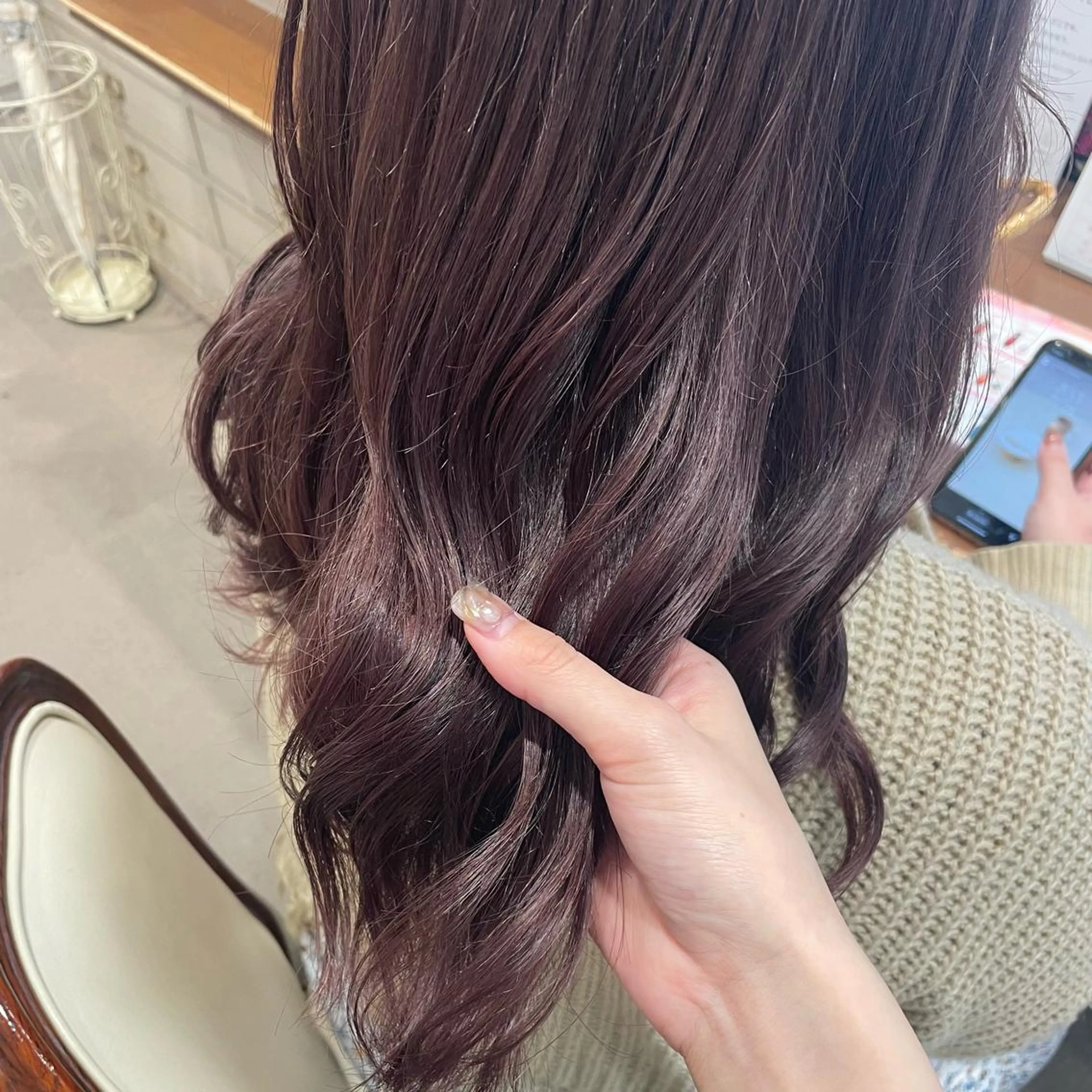 ロング カラー ブリーチ ラベンダーカラー ブリーチなしカラー ヘアカラー トリートメント 🍪ﾖｼｲﾊﾙﾈ🍪 ﾗﾍﾞﾝﾀﾞｰｶﾗｰのヘアスタイル