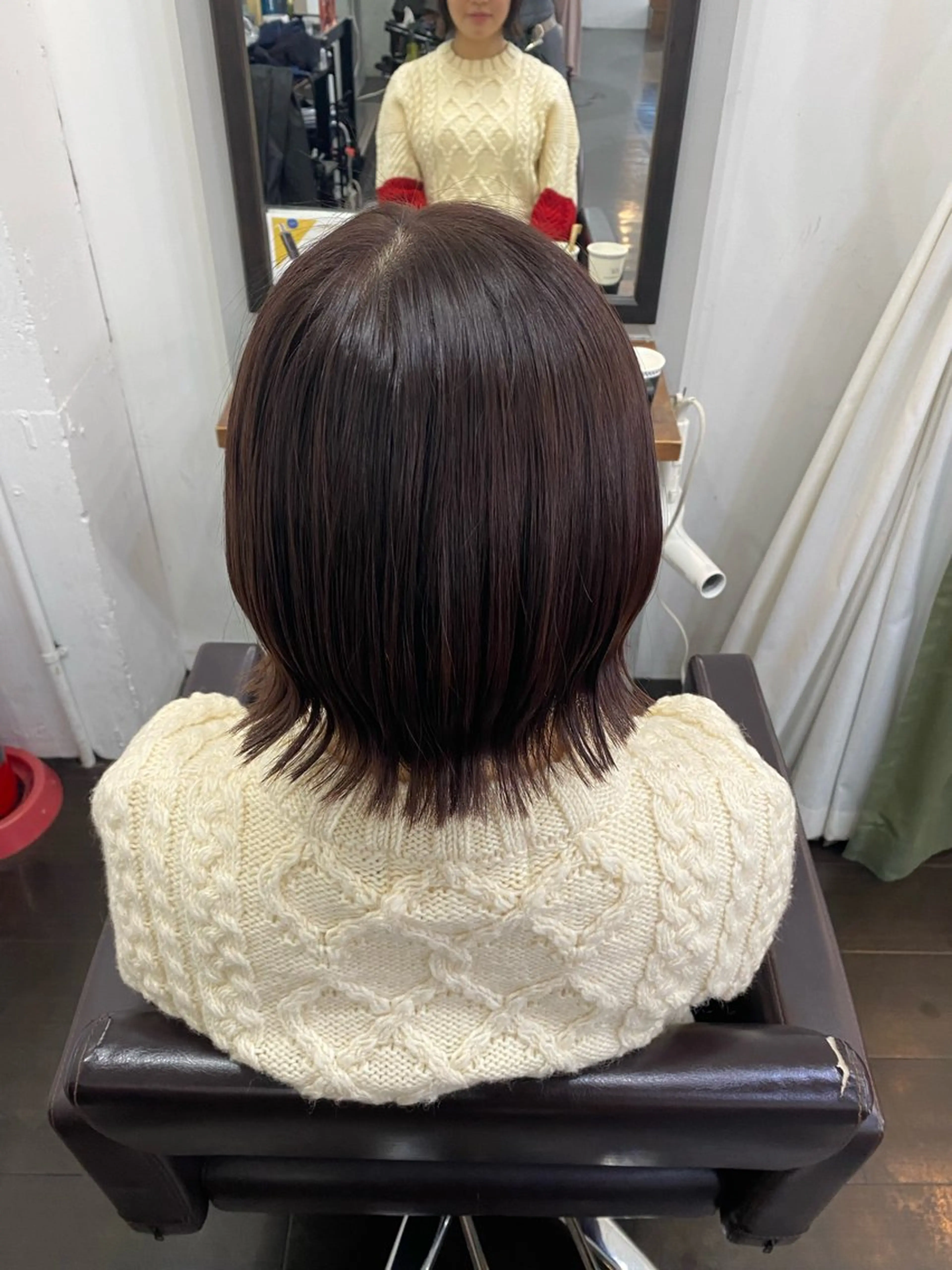 ショート カラー ヘアアレンジ 🍒ᩚ名駅/艶髪 縮毛矯正/あゆ🍒ᩚのヘアスタイル