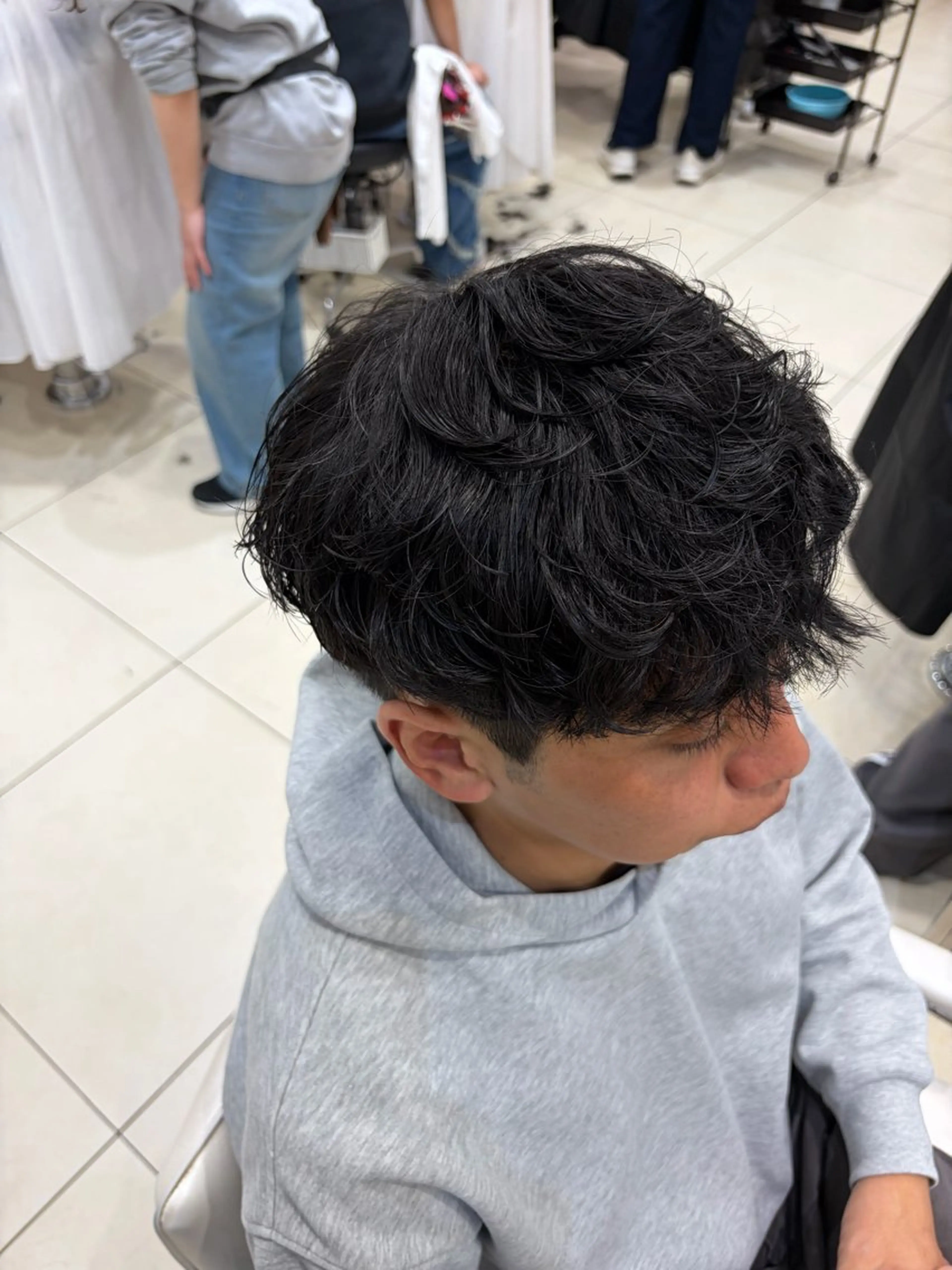 パーマ メンズ カット パーマ メンズニュアンス パーマ特化akaneのヘアスタイル