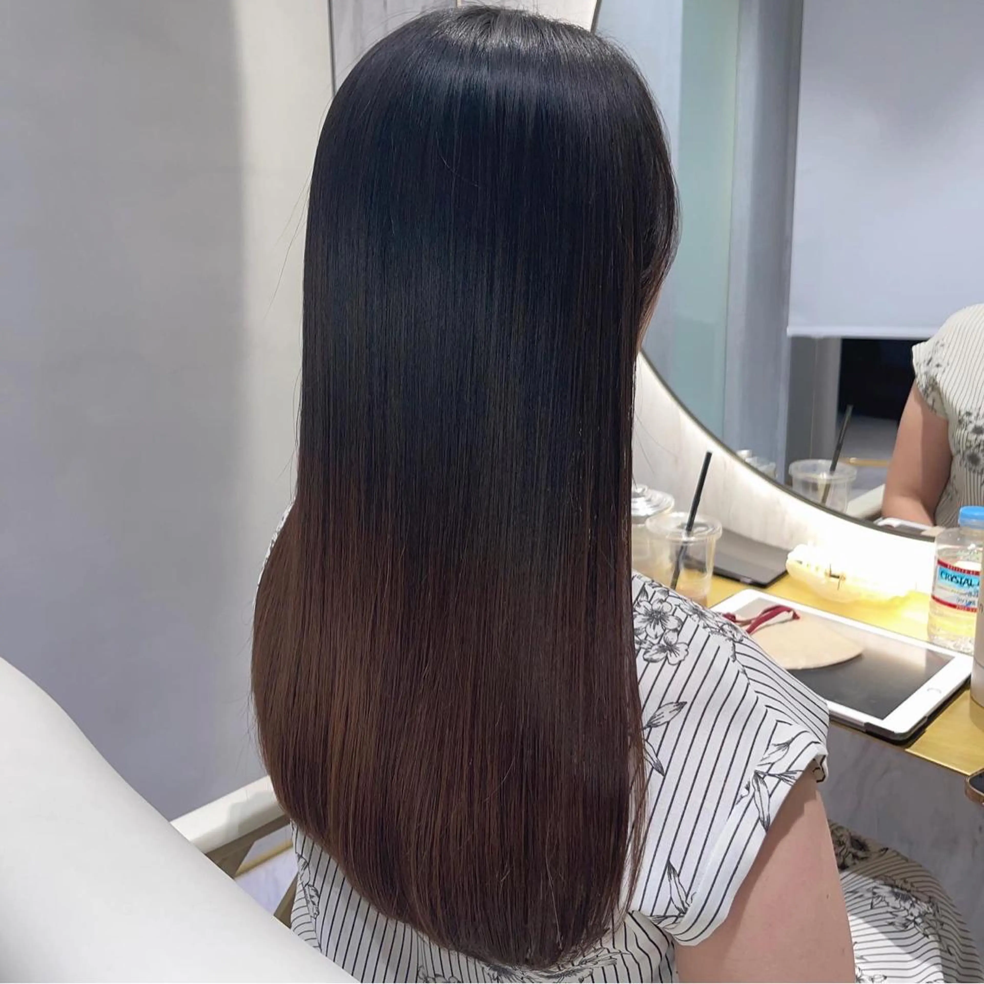 セミロング 髪質改善 縮毛矯正 トリートメント answer銀座 店長💐HIDEのヘアスタイル