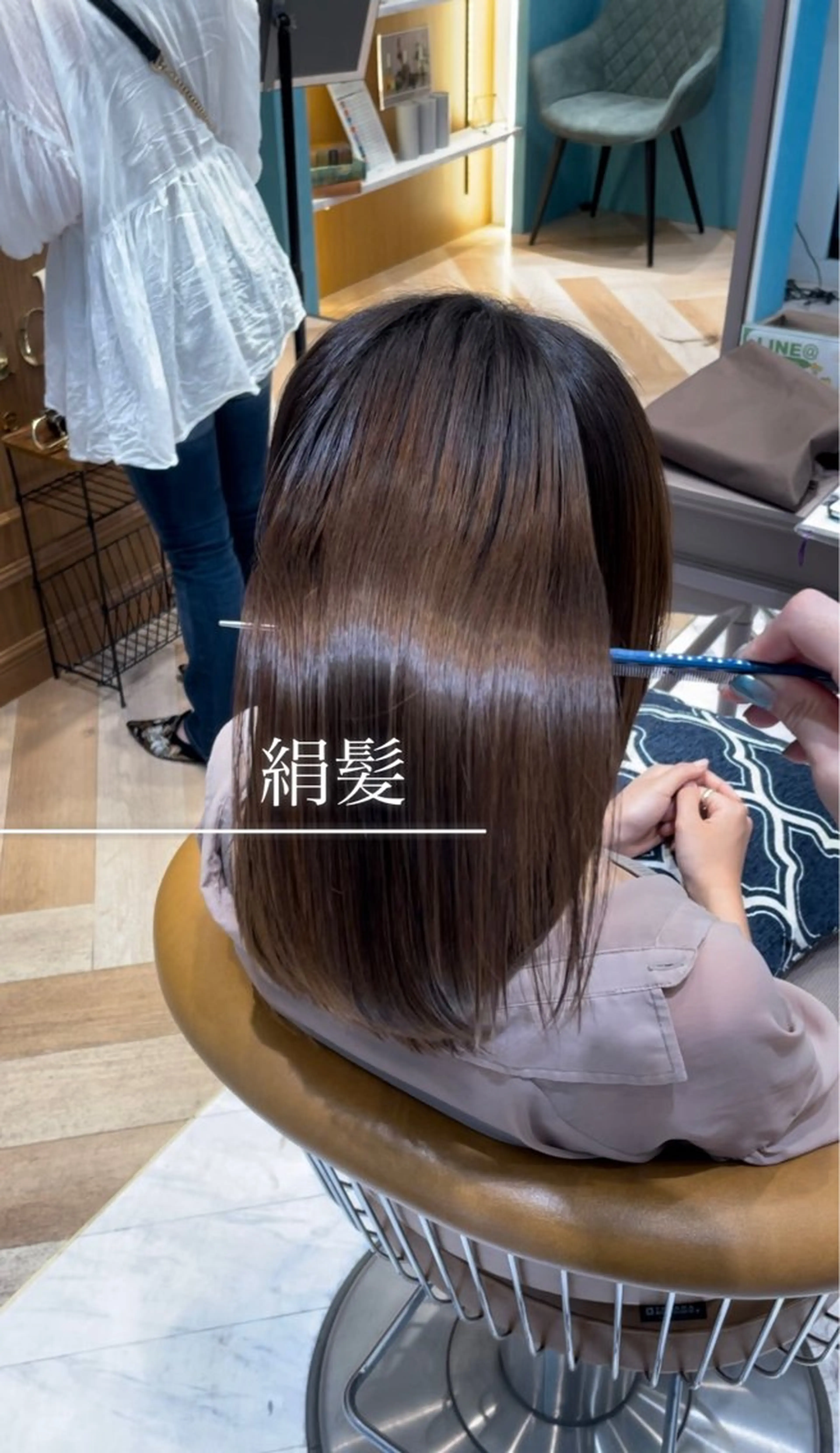 ミディアム カット 韓国レイヤー 🧸🤍ちずみのヘアスタイル