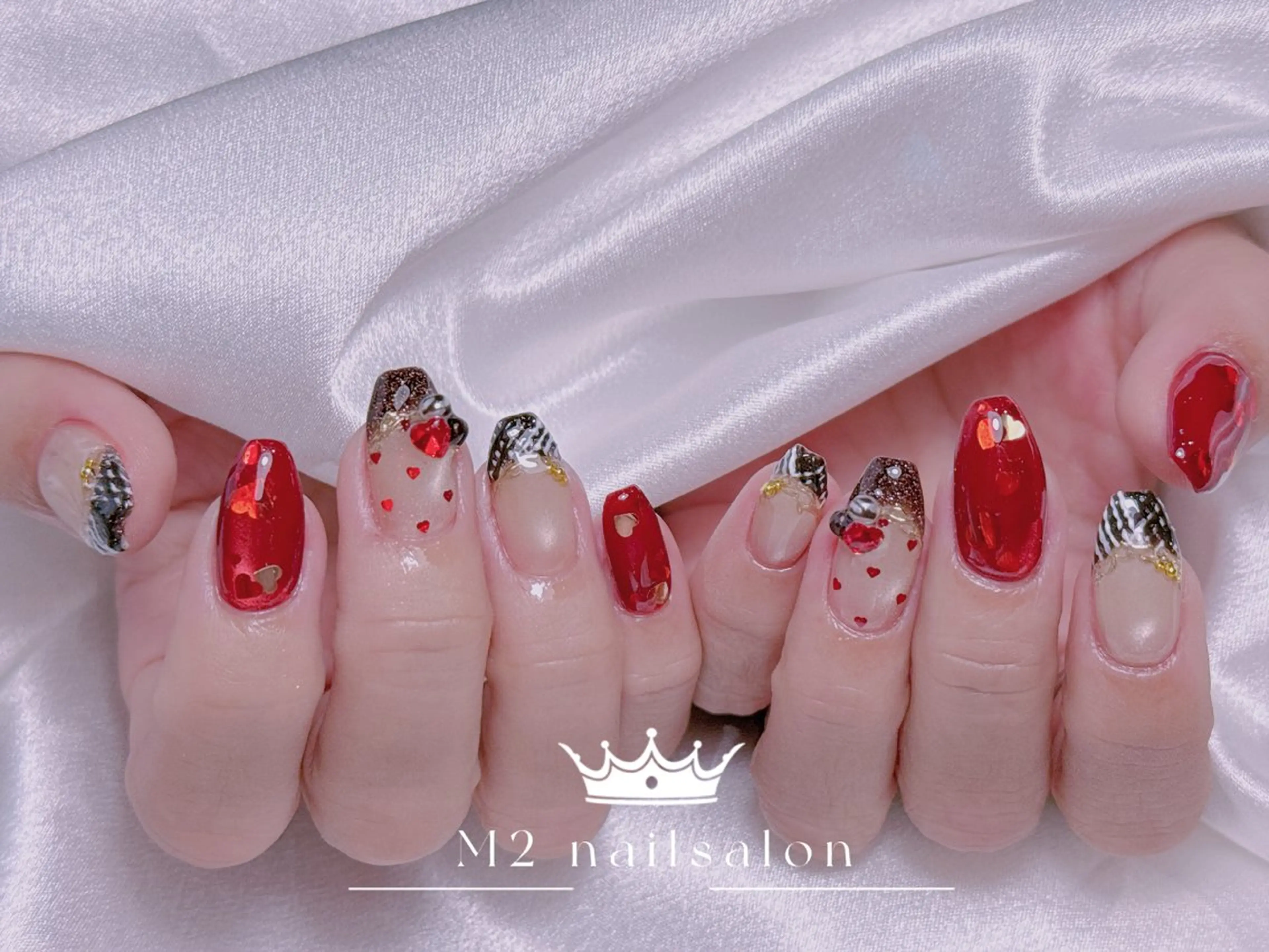 ネイル ハンドネイル 長さだし専門店 M2　rikaのネイルデザイン