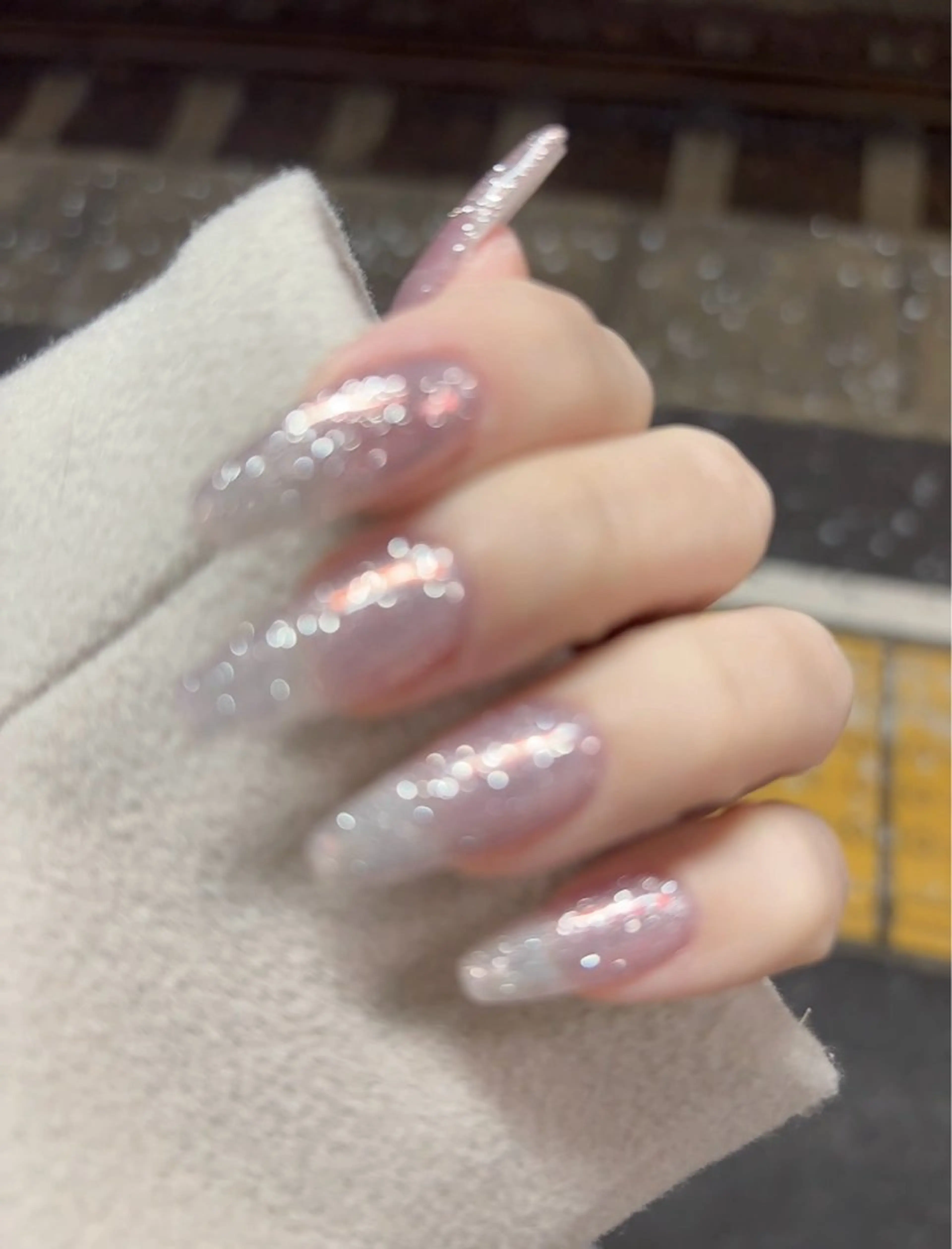 ネイル オーロラネイル ハンドネイル #arl 豊田店　小島あいののネイルデザイン