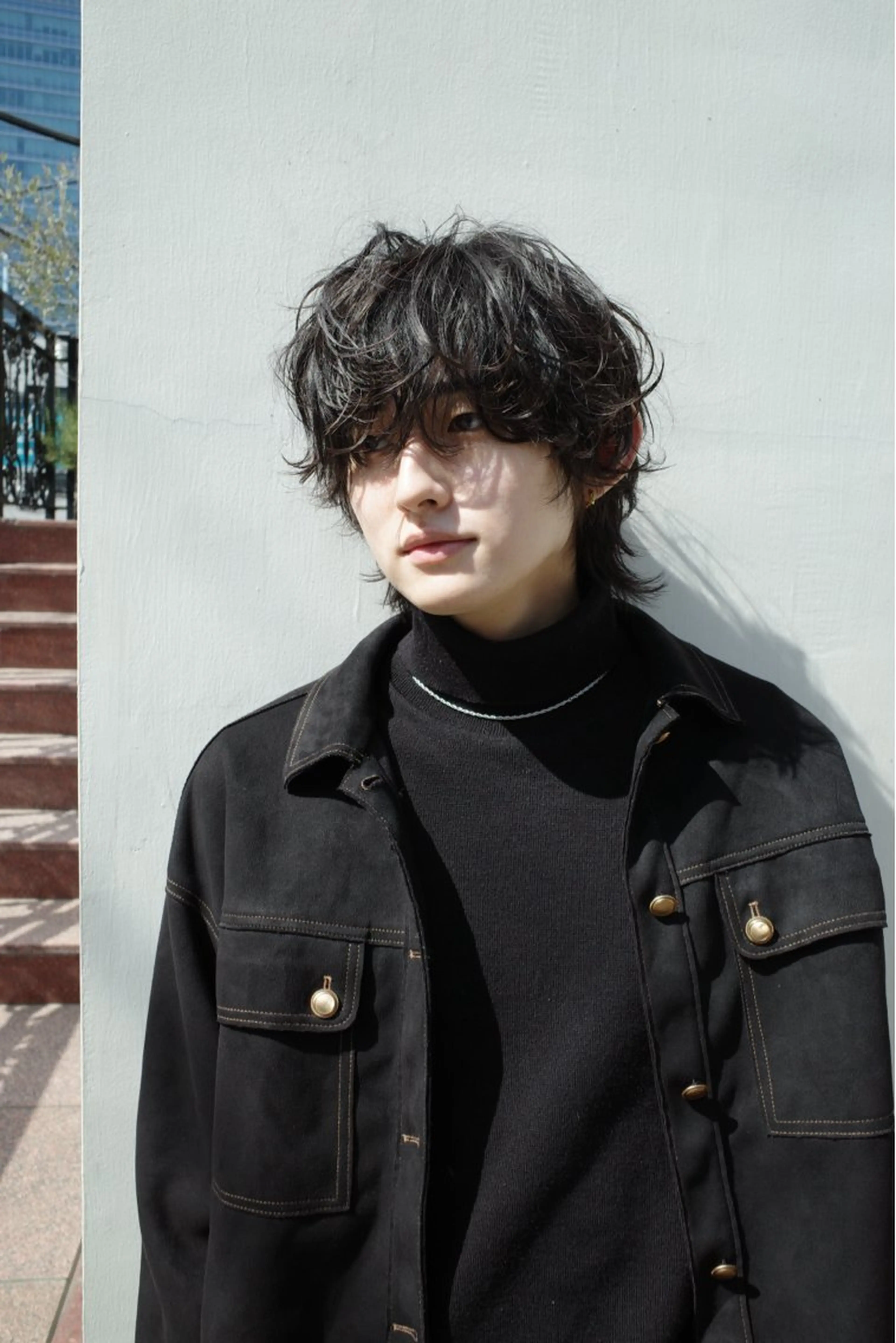 パーマ メンズ カット パーマ 🐋湊 ゆうき /ショートカット🫧のヘアスタイル