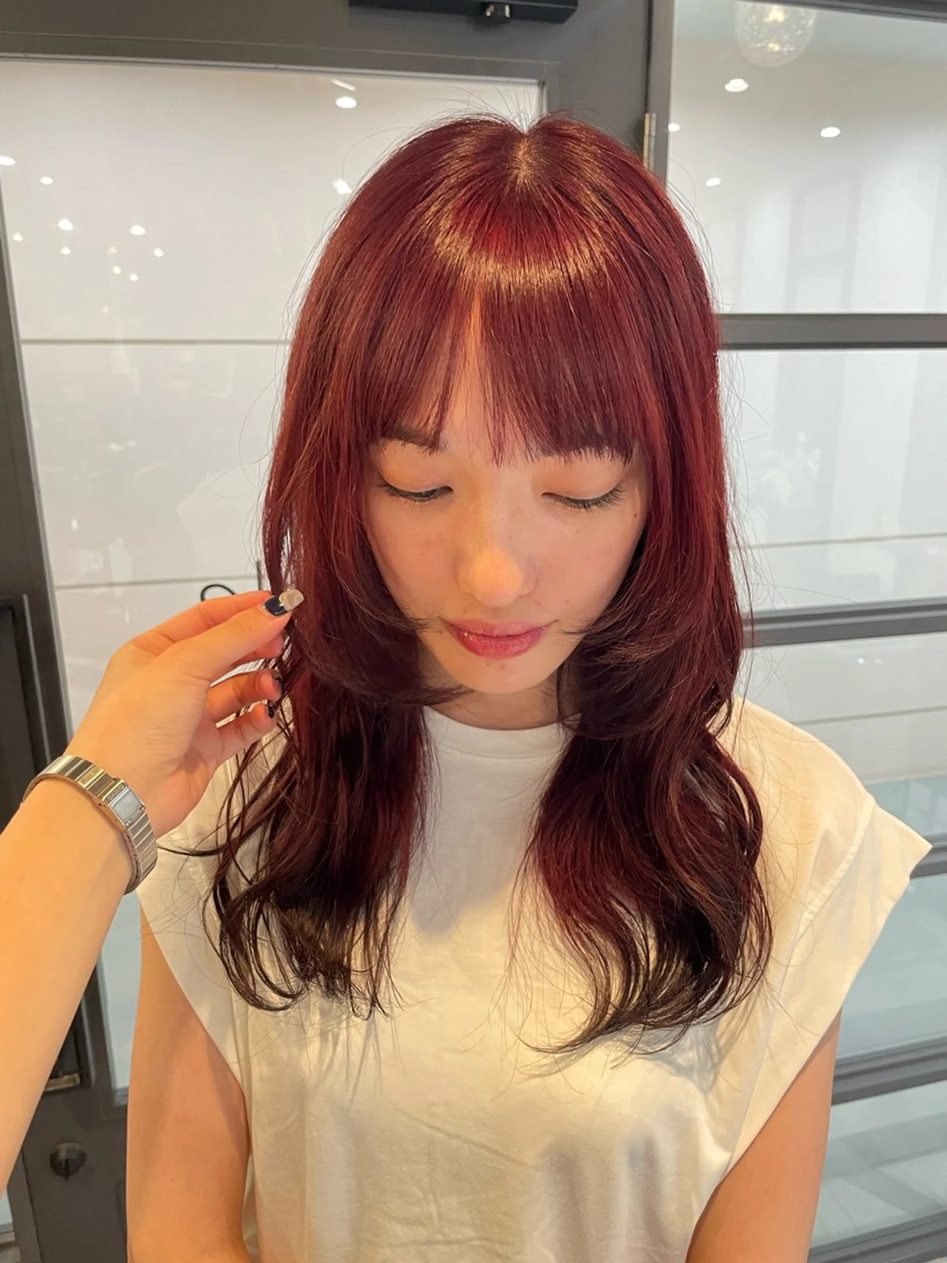 セミロング Neale. ナナカのヘアスタイル