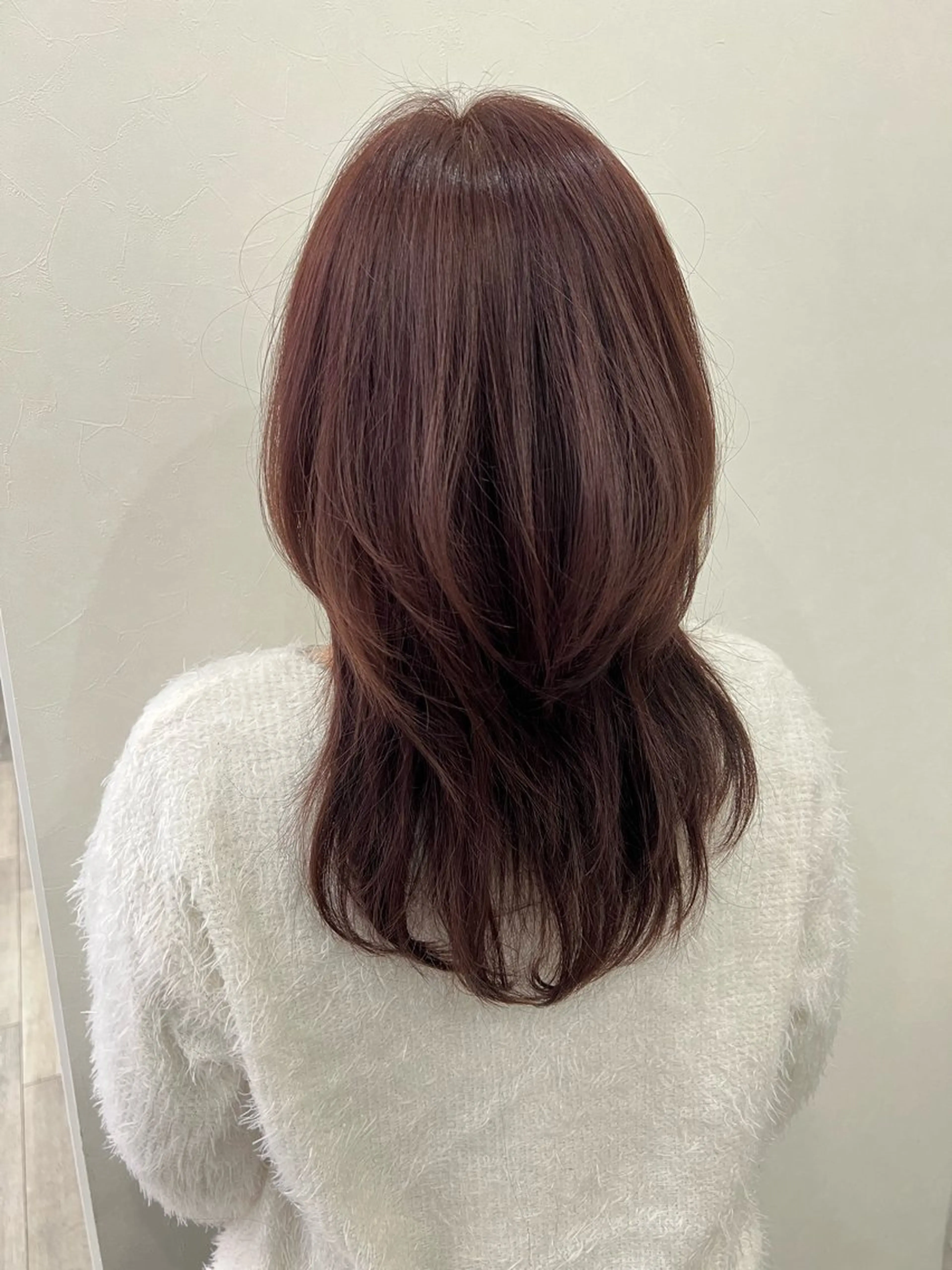 セミロング FILM by lucia所属・MIKU カットモデル募集のヘアスタイル